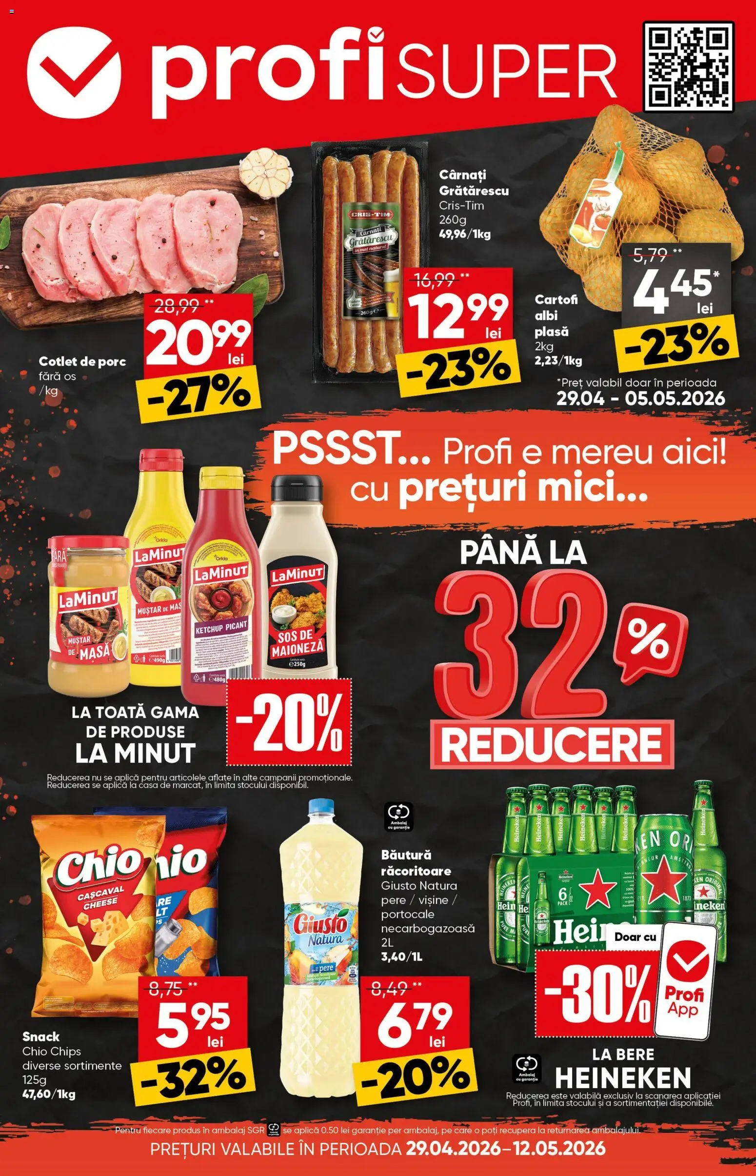 Noul catalog Profi – valabil de la 29.04.2026 | Pagină: 1 | Produse: Portocale, Ketchup, Cartofi, Sos