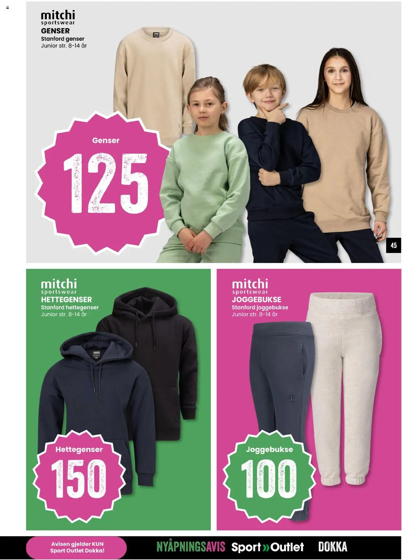  | Side: 45 | Produkter: Genser, Hettegenser