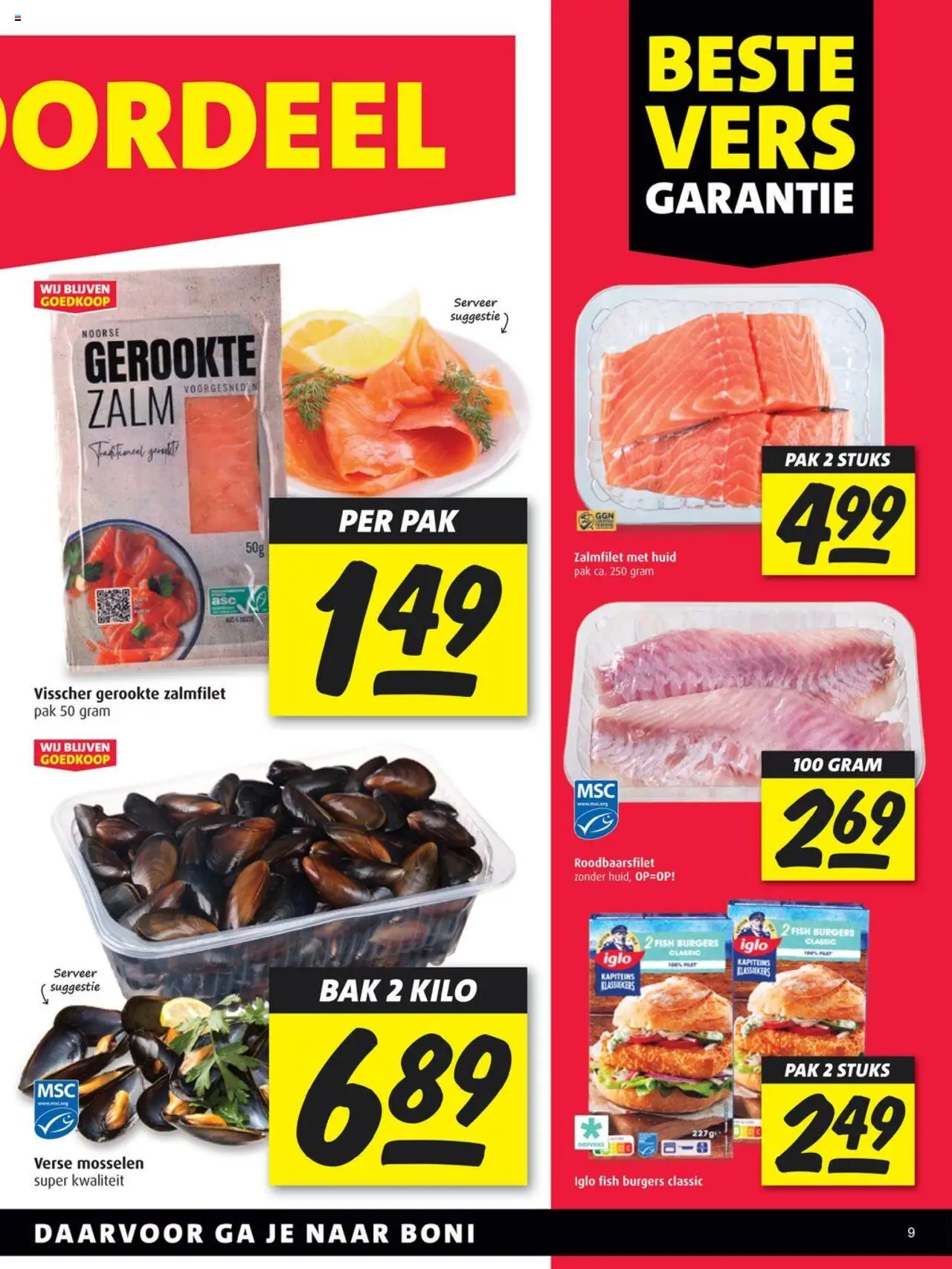  | Pagina: 9 | Producten: Zalm, Mosselen