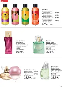 Pré-visualização Perceive Dew Eau de Toilette Em Spray Para Ela, Frésia. Brisa Marinha. Âmbar Dourado. 50 ml válido de 01.10.2025 | Página: 113 | Produtos: Eau de toilette, Gel de banho, Banho