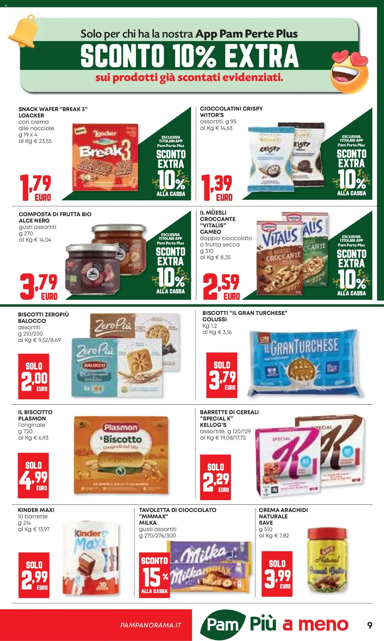 Volantino Panorama del 06.11.2025 | Pagina: 9 | Prodotti: Muesli, Biscotti, Frutta, Arachidi