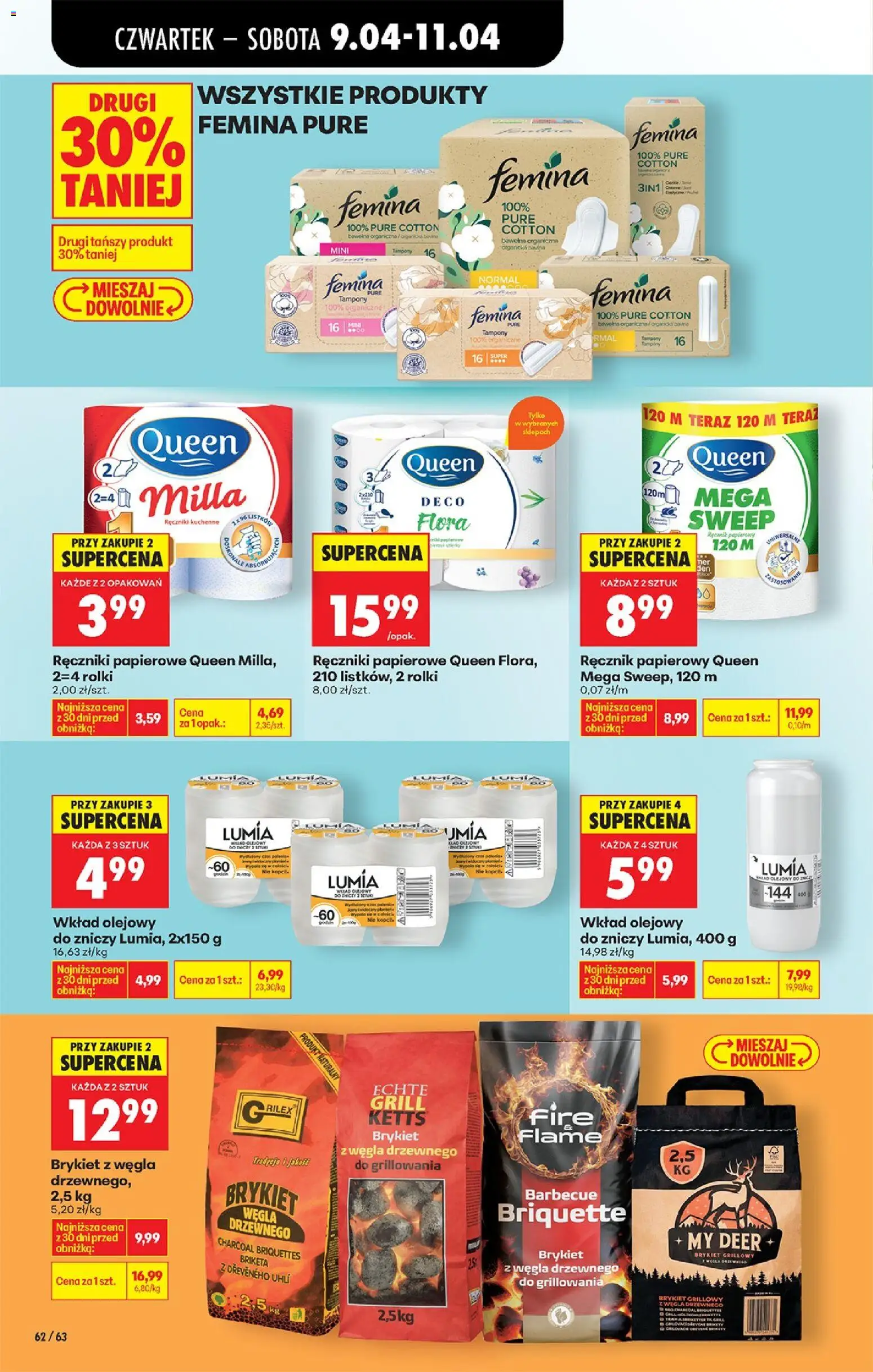 Biedronka Polsko leták - Codziennie niskie ceny od 09.04.2026 | Strana: 82 | Produkty: Tampony, Flora