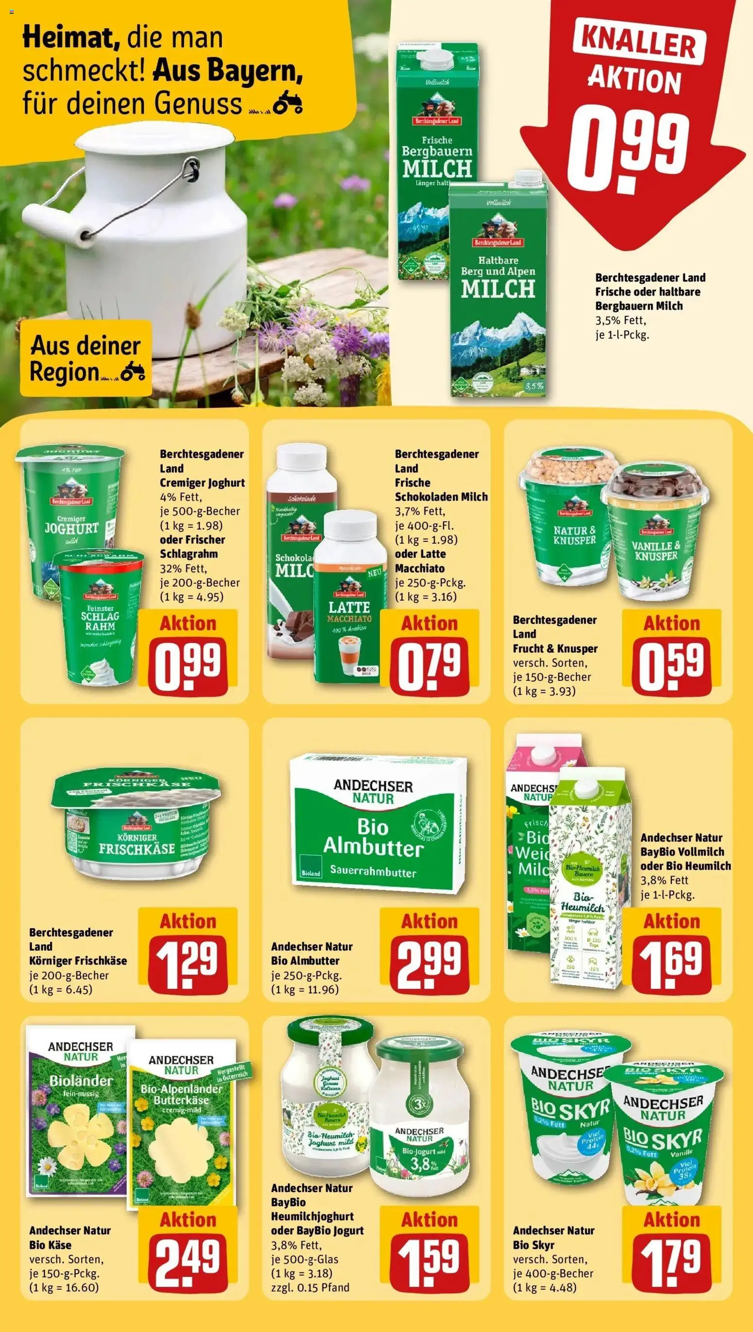 Rewe prospekt Augsburg/Haunstetten	 – gültig ab 22.02.2026 | Seite: 16 | Produkte: Butter, Käse, Schokolade, Hut