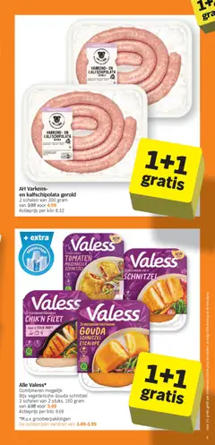 Valess Tomaten Mozzarella Schnitzel, 2x vegetarische Tomaten Mozzarella Schnitzel - Voorbeeld van een folder van Albert Heijn, geldig van 03.11.2025 | Pagina: 5