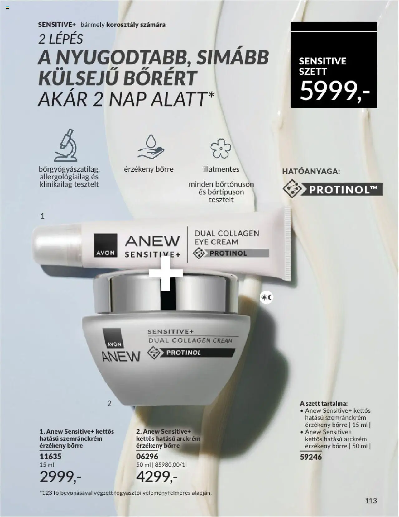 Avon akciós ujság - amely érvényes a következő dátumtól: 01.06.2025 | Oldal: 113 | Termékek: Arckrém