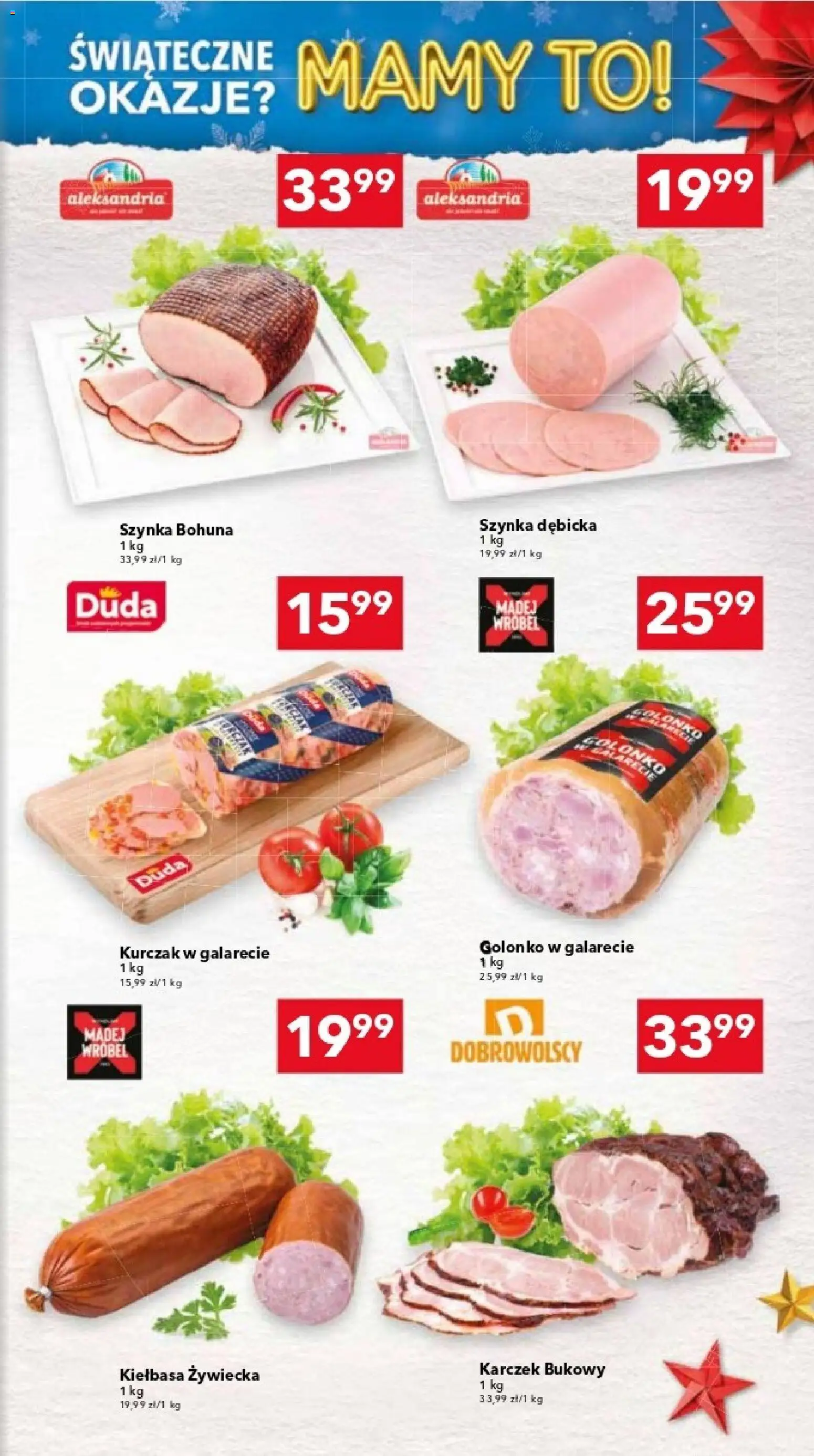 Lewiatan gazetka - Katowice od 04.12.2025 | Strona: 3 | Produkty: Kiełbasa, Kurczak, Szynka