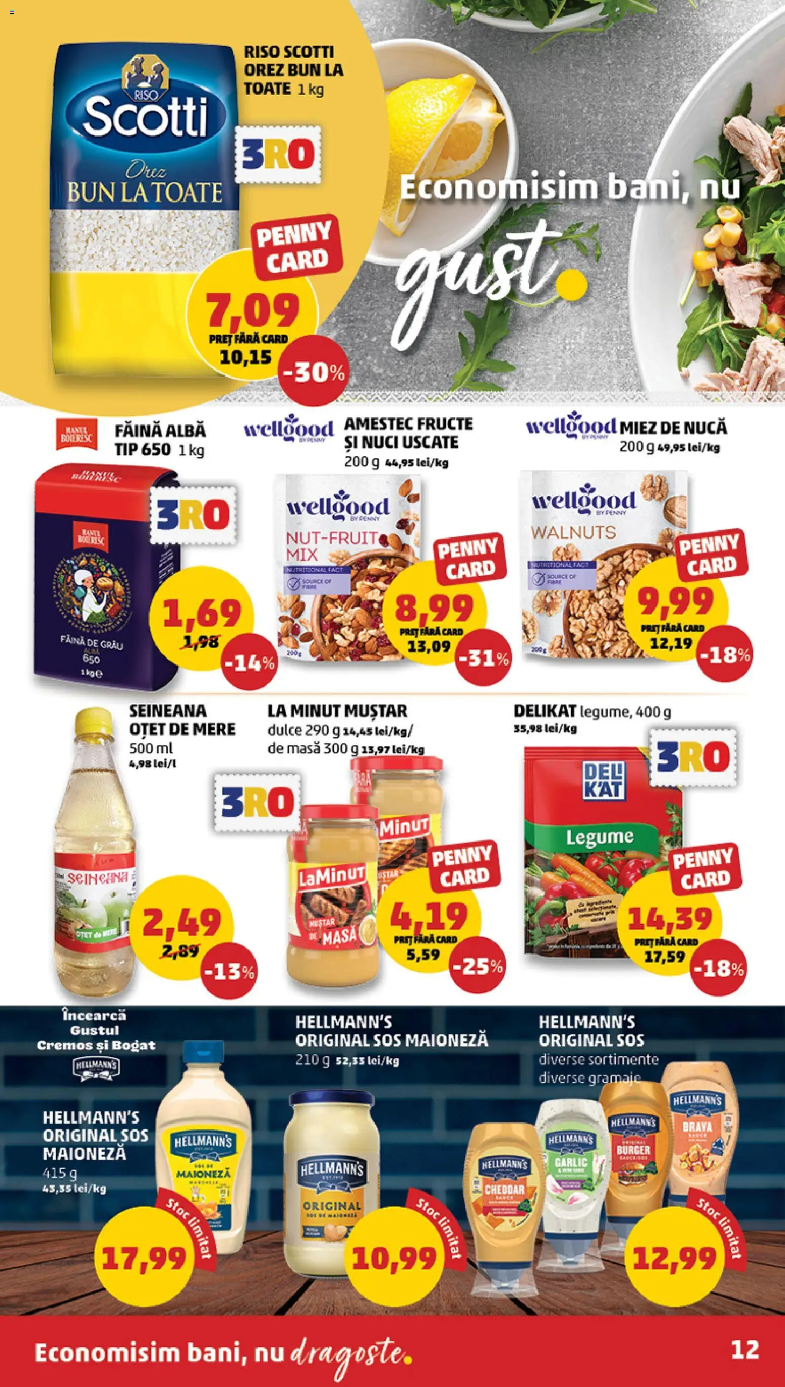 Noul catalog PENNY – valabil de la 14.01.2026 | Pagină: 12 | Produse: Masă, Orez, Muștar, Nuci
