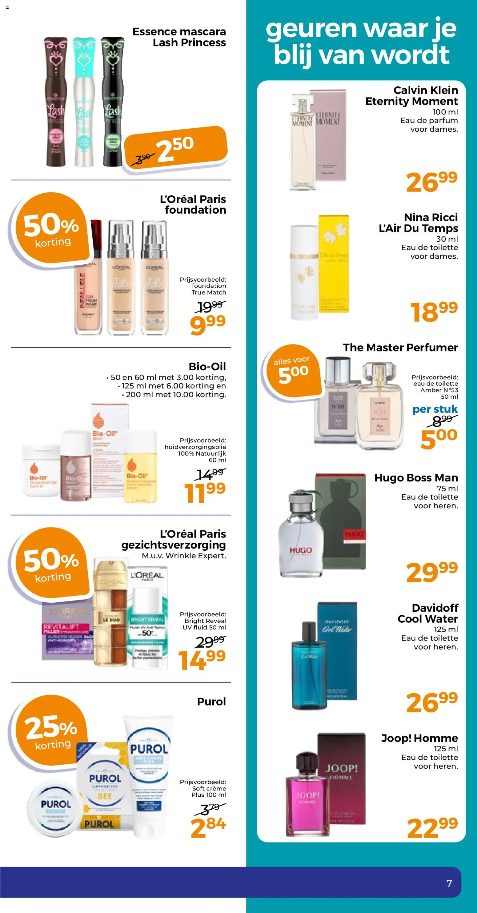 {H1} | Pagina: 7 | Producten: Foundation, Parfum, Eau de toilette, Crème