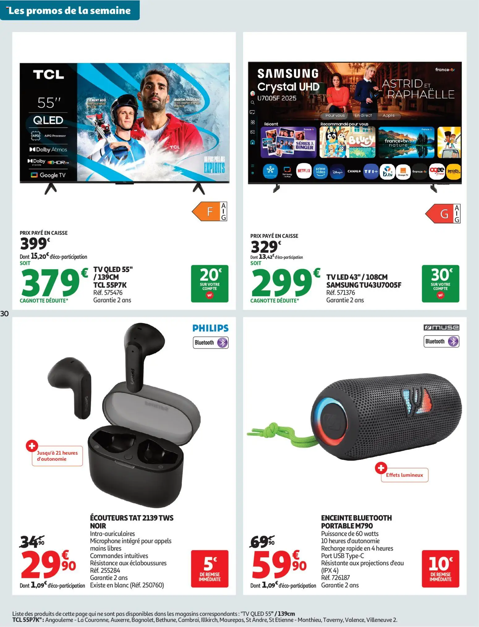 {H1} | Page: 30 | Produits: Vidéo, Enceinte, USB, Enceinte bluetooth