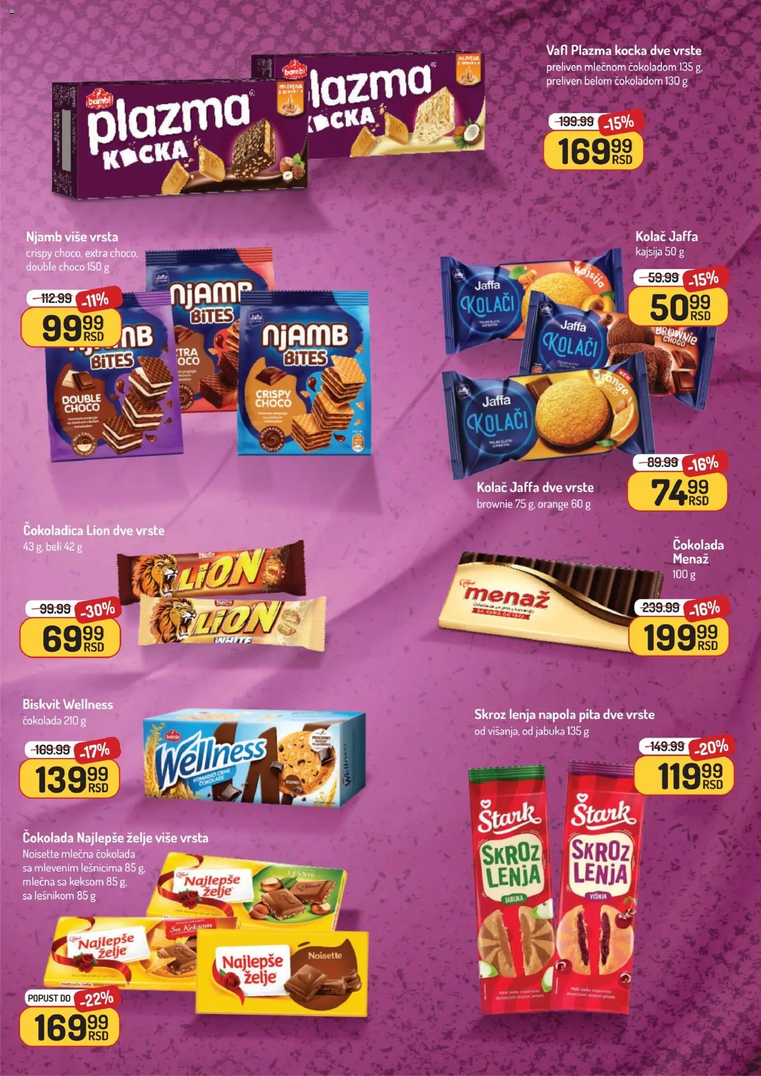 Aman katalog - važi od 05.01.2026 | Strana: 37 | Proizvode: Keks, Kajsija, Brownie, Pita