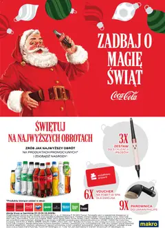 Pogląd oferty "Makro Konkurs - Świętuj na najwyższych obrotach" - ważna od 01.12.2025 | Strona: 1 | Produkty: Napoje, Sprite, Coca cola, Parownica