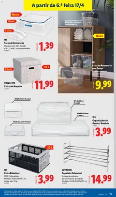 Pré-visualização W5 Organizador de Gaveta/ Armário, Organizador de Gaveta/ Armário válido de 13.04.2026 | Página: 13