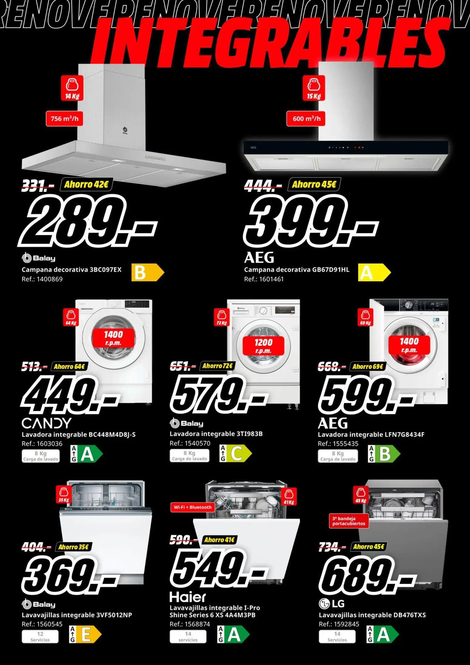 Media Markt folleto │ válido desde el 11.03.2026 | Página: 6 | Productos: Lavadora, Lavavajillas, Bandeja