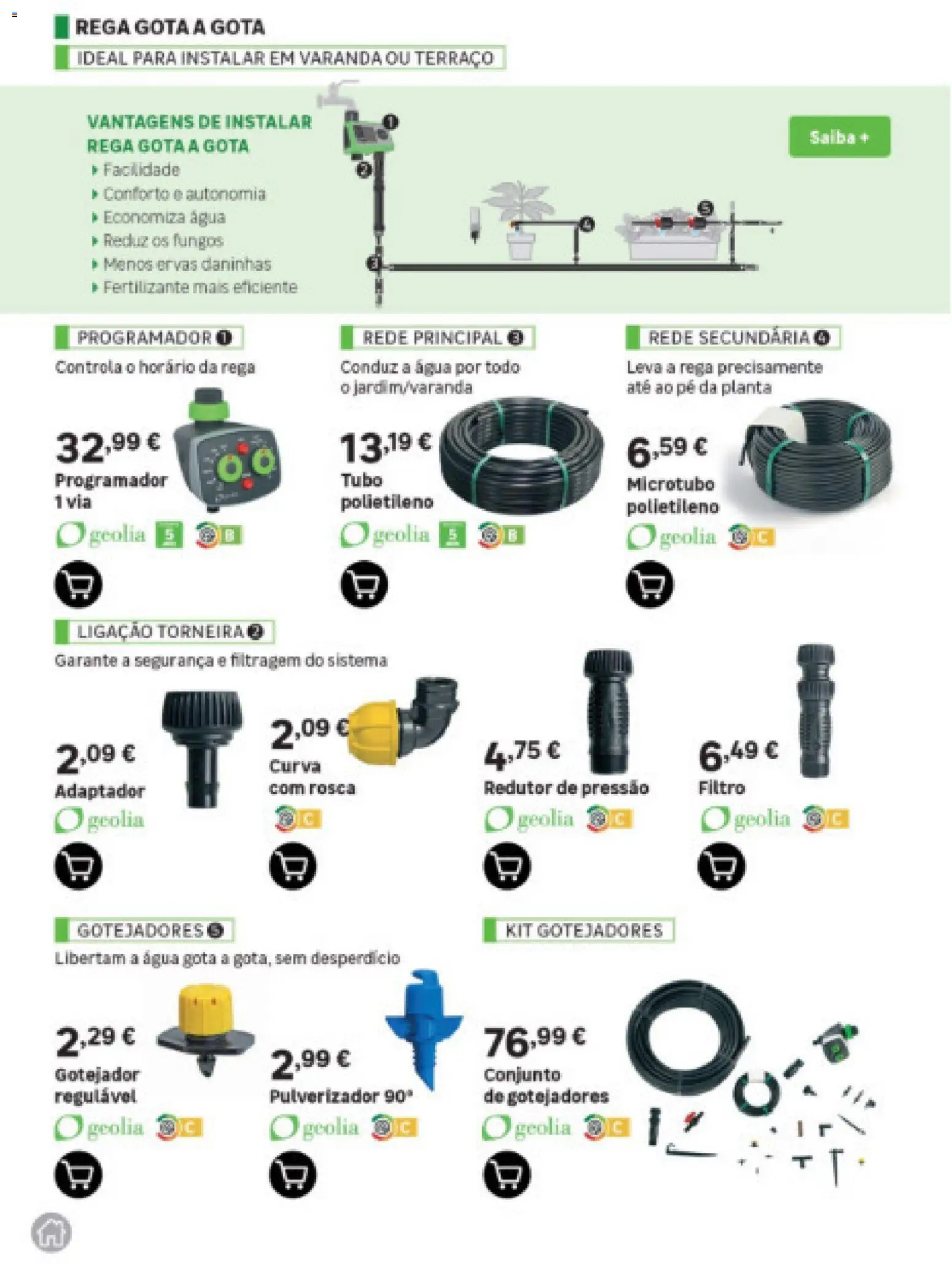 Leroy Merlin Arquipélago dos Açores │ válido de 12.03.2026 | Página: 84 | Produtos: Agua, Adaptador, Torneira