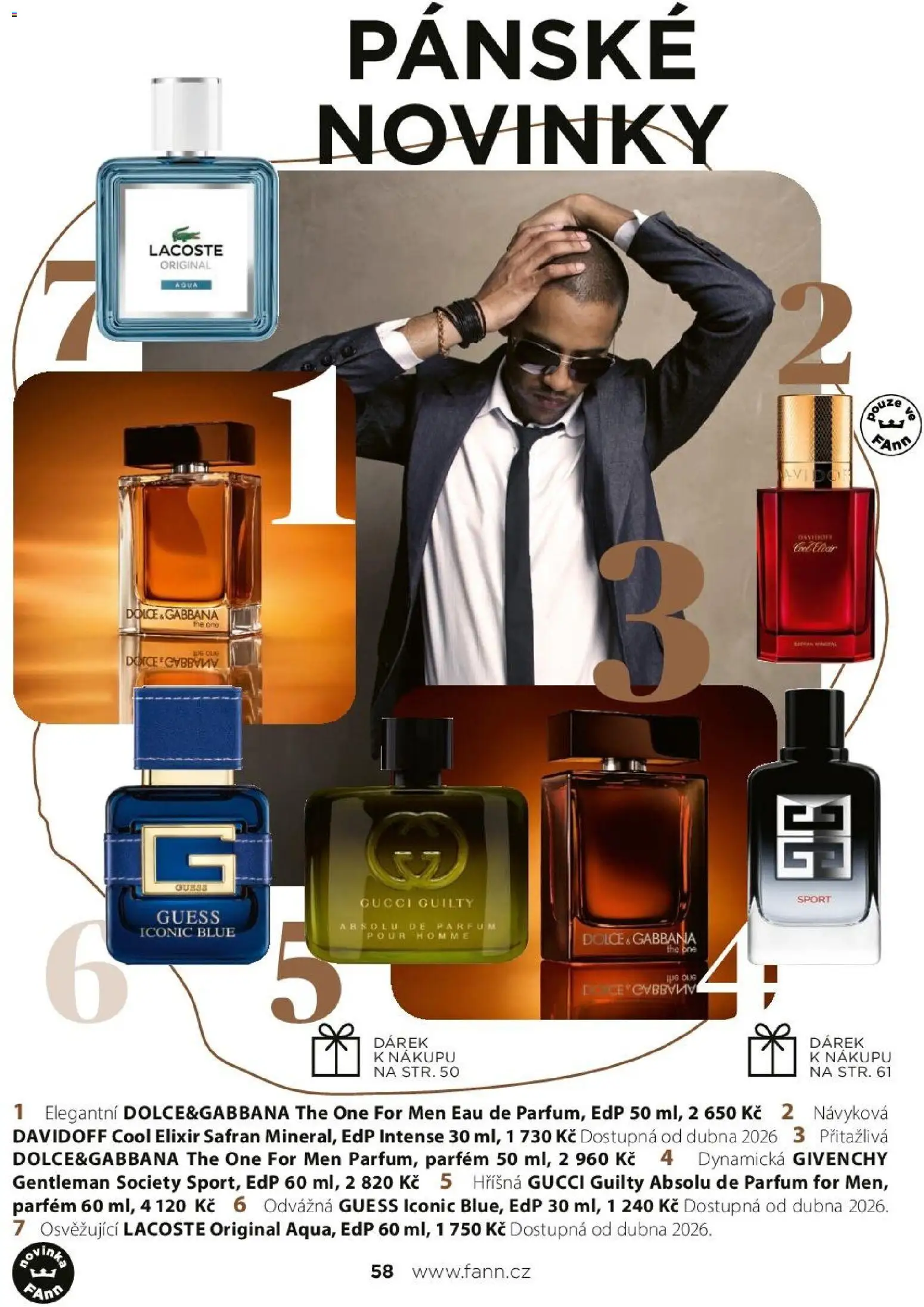 FAnn parfumerie katalog Jaro 2025 od 24.02.2026 | Strana: 58 | Produkty: Šafrán, Parfém