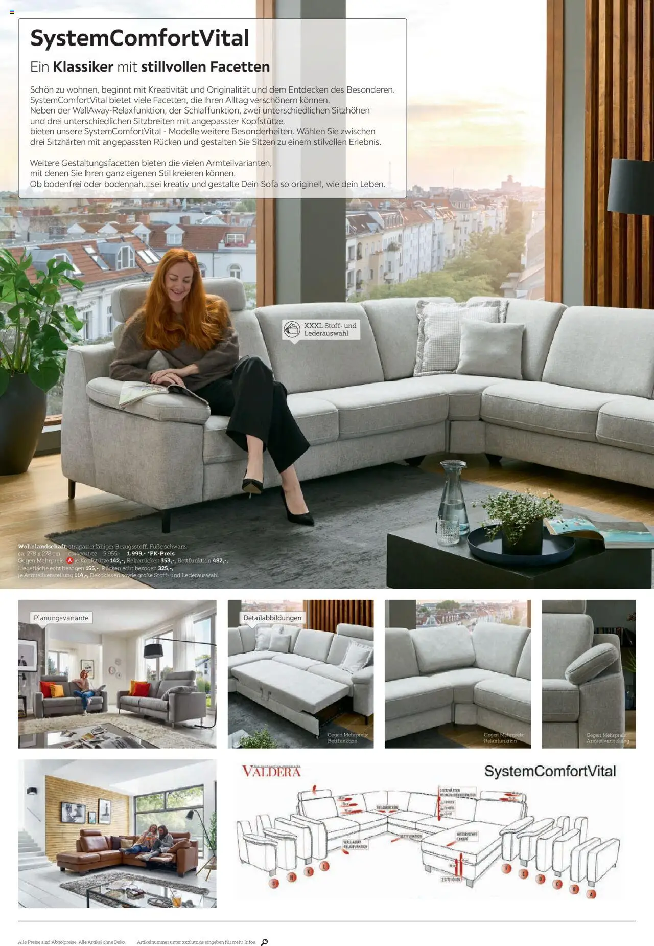 XXXL Lutz Prospekt 	 - gültig ab dem 09.06.2025 | Seite: 6 | Produkte: Wohnlandschaft, Sofa