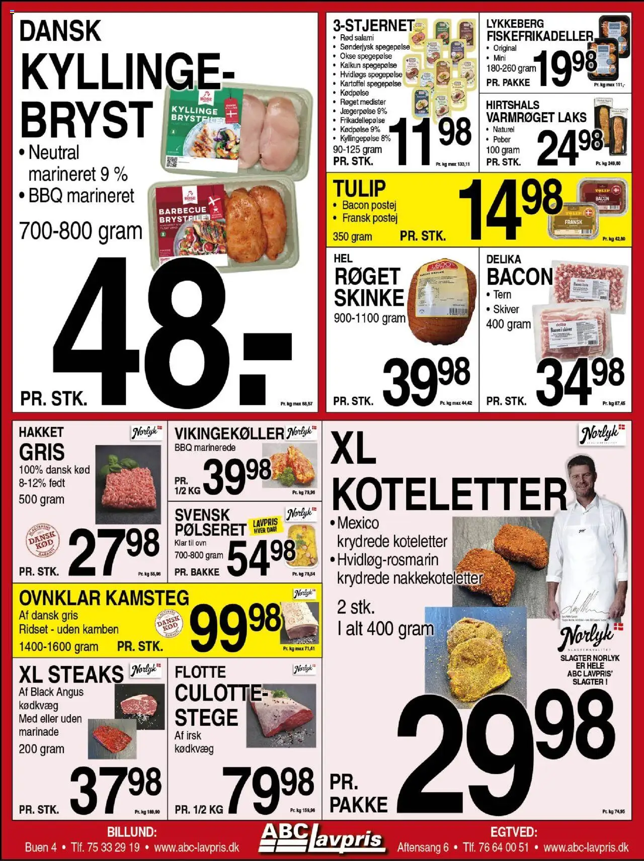 Abc Lavpris Tilbudsavis gyldig fra 18.06.2025 | Side: 3 | Produkter: Paté, Salami, Fiskefrikadeller, Bacon