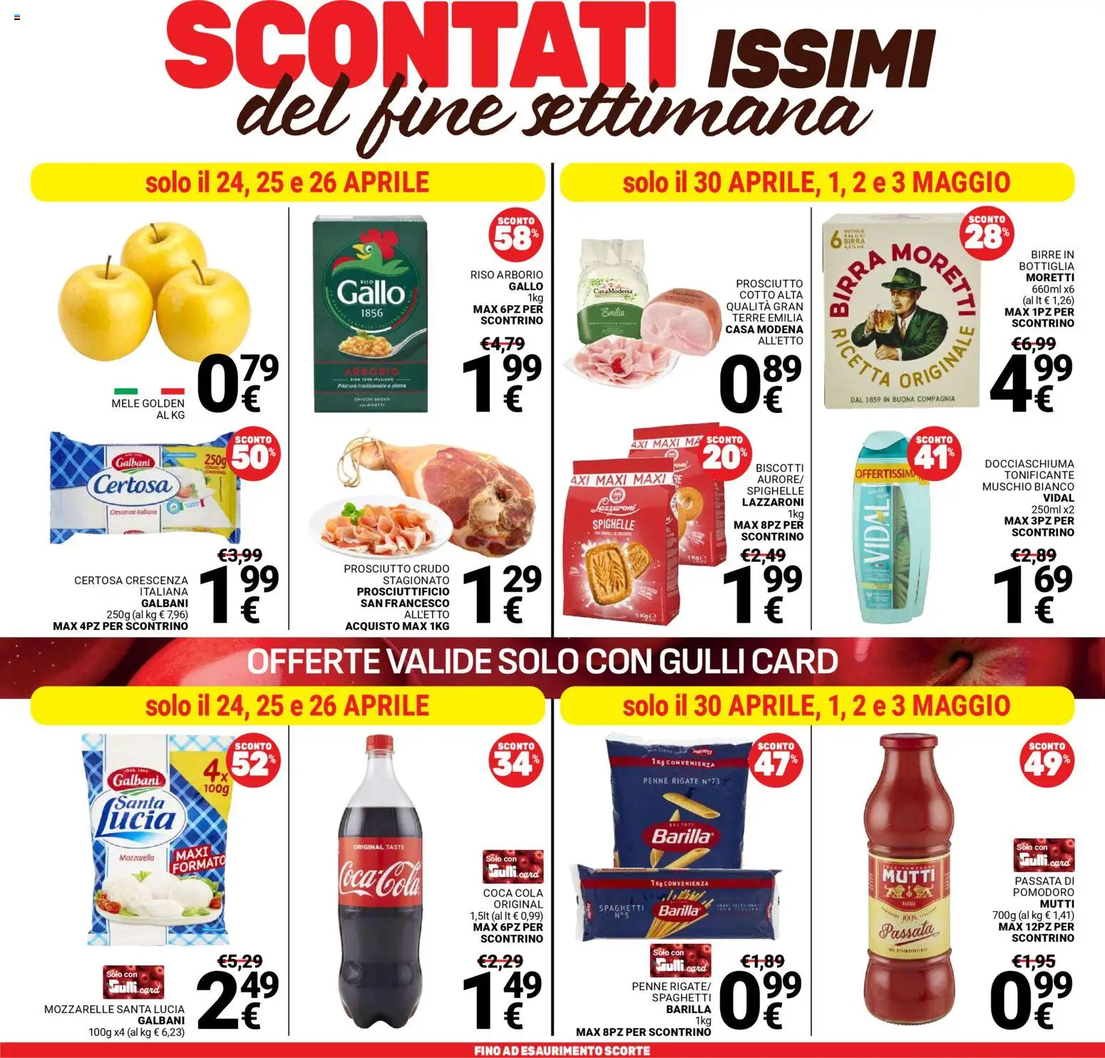 Volantino Gulliver del 20.04.2026 | Pagina: 40 | Prodotti: Prosciutto Crudo, Birra, Prosciutto, Mutti