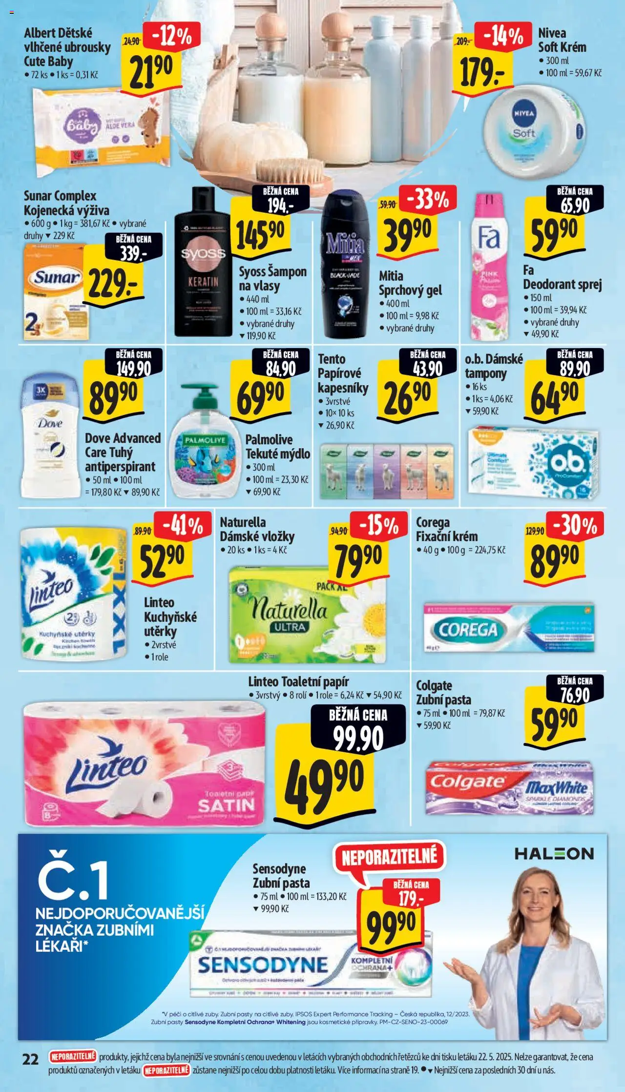 Albert leták - Supermarket od 28.05.2025 | Strana: 30 | Produkty: Sprchový gel, Vložky, Sunar, Šampon