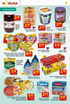 Koruna leták platný od 06.02.2026 | Strana: 16 | Produkty: Krém, Omáčka, Steak, Špagety