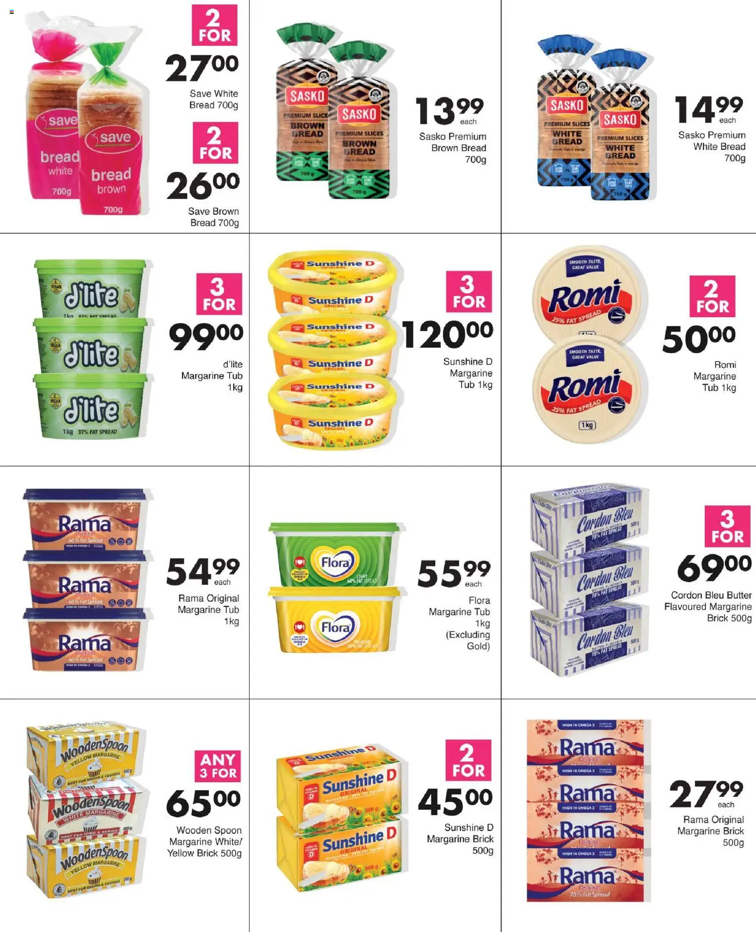 New Save catalogue – valid from 15.01.2026 | Page: 11 | Products: Butter, Bread, Margarine, Fat spread
