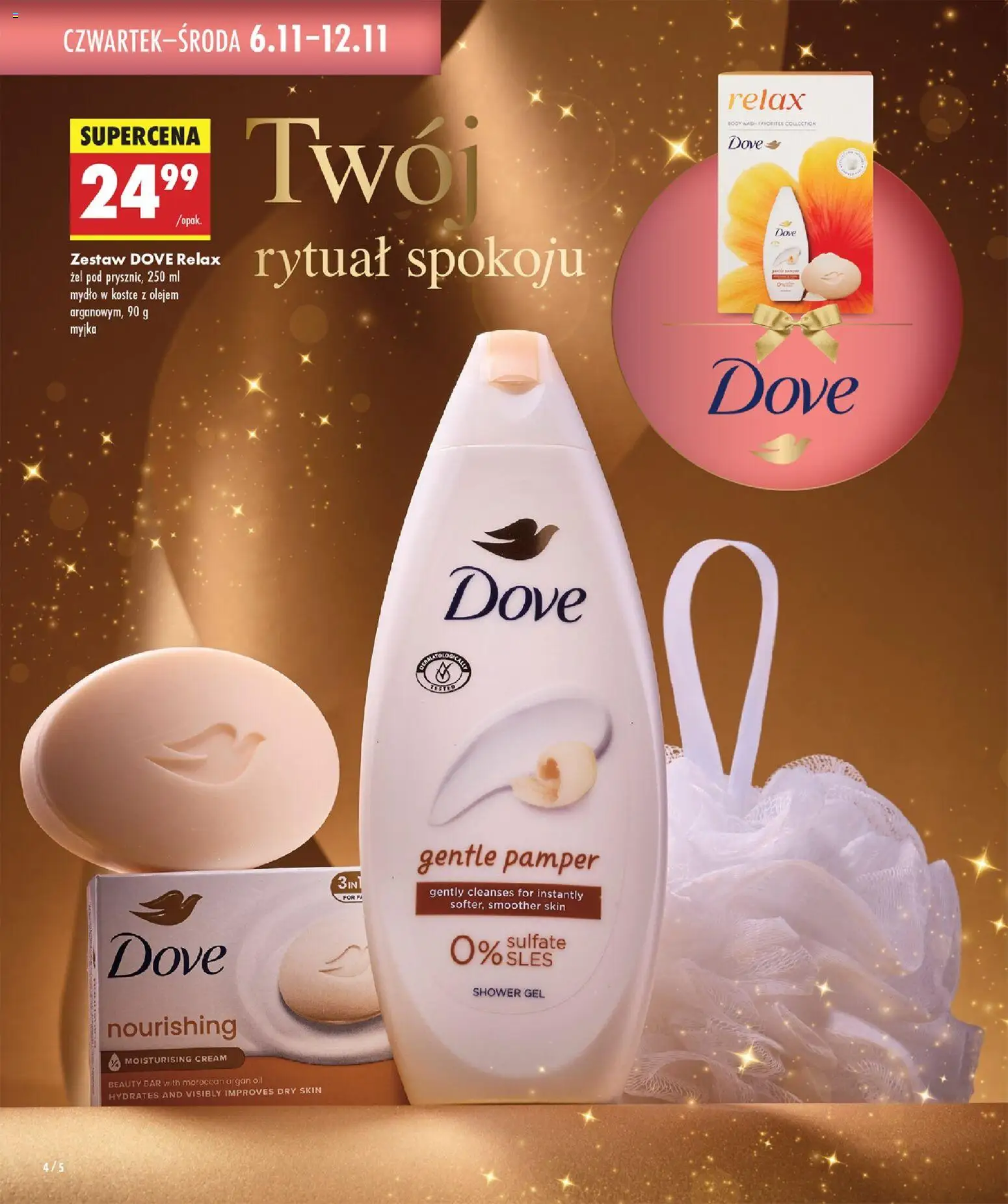 Biedronka gazetka - Twoje piękne strony od 06.11.2025 | Strona: 4 | Produkty: Por, Body, Mydło