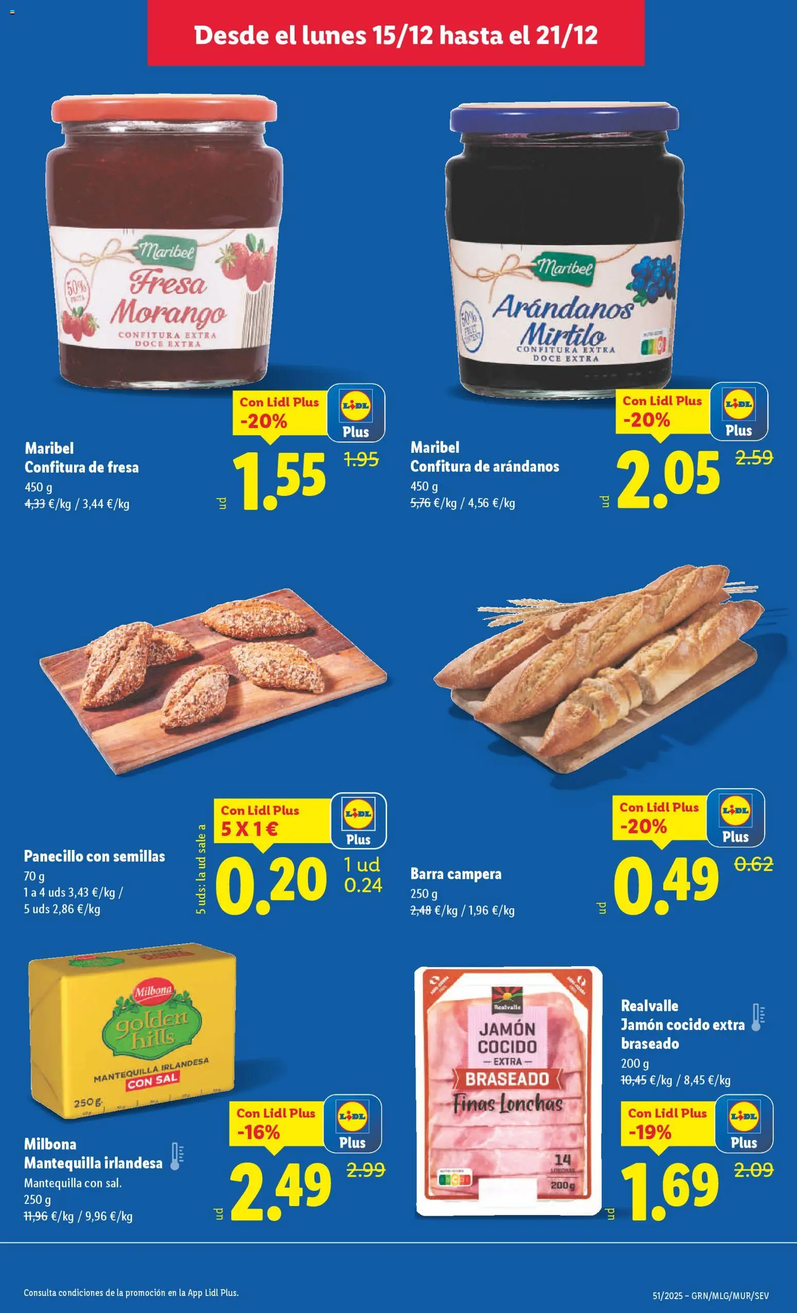 Lidl folleto │ válido desde el 15.12.2025 | Página: 23 | Productos: Jamón, Jamón cocido, Συσκευή ροής