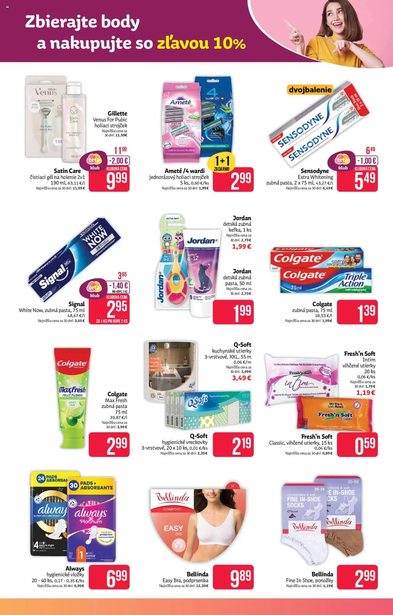 Teta drogerie leták │ platný od 07.07.2025 | Strana: 9 | Produkty: Zubná kefka, Strojček, Holiaci strojček