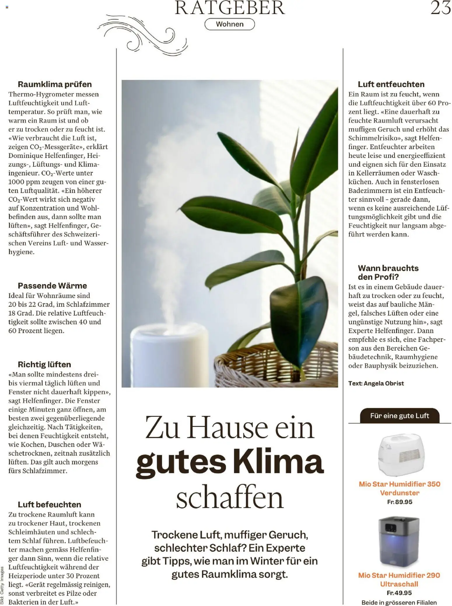 Migros Magazin – gültig ab 17.11.2025 | Seite: 23 | Produkte: Wasser