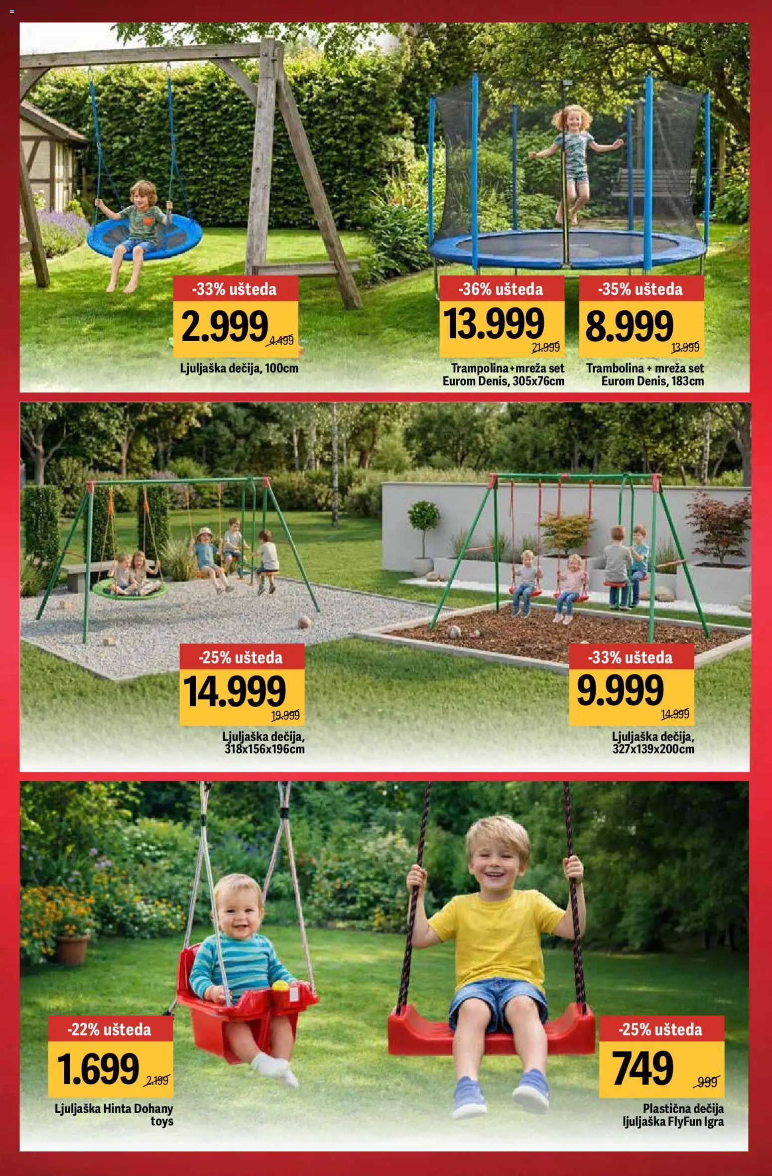 Mega Maxi katalog - važi od 02.04.2026 | Strana: 10 | Proizvode: Ljuljaška