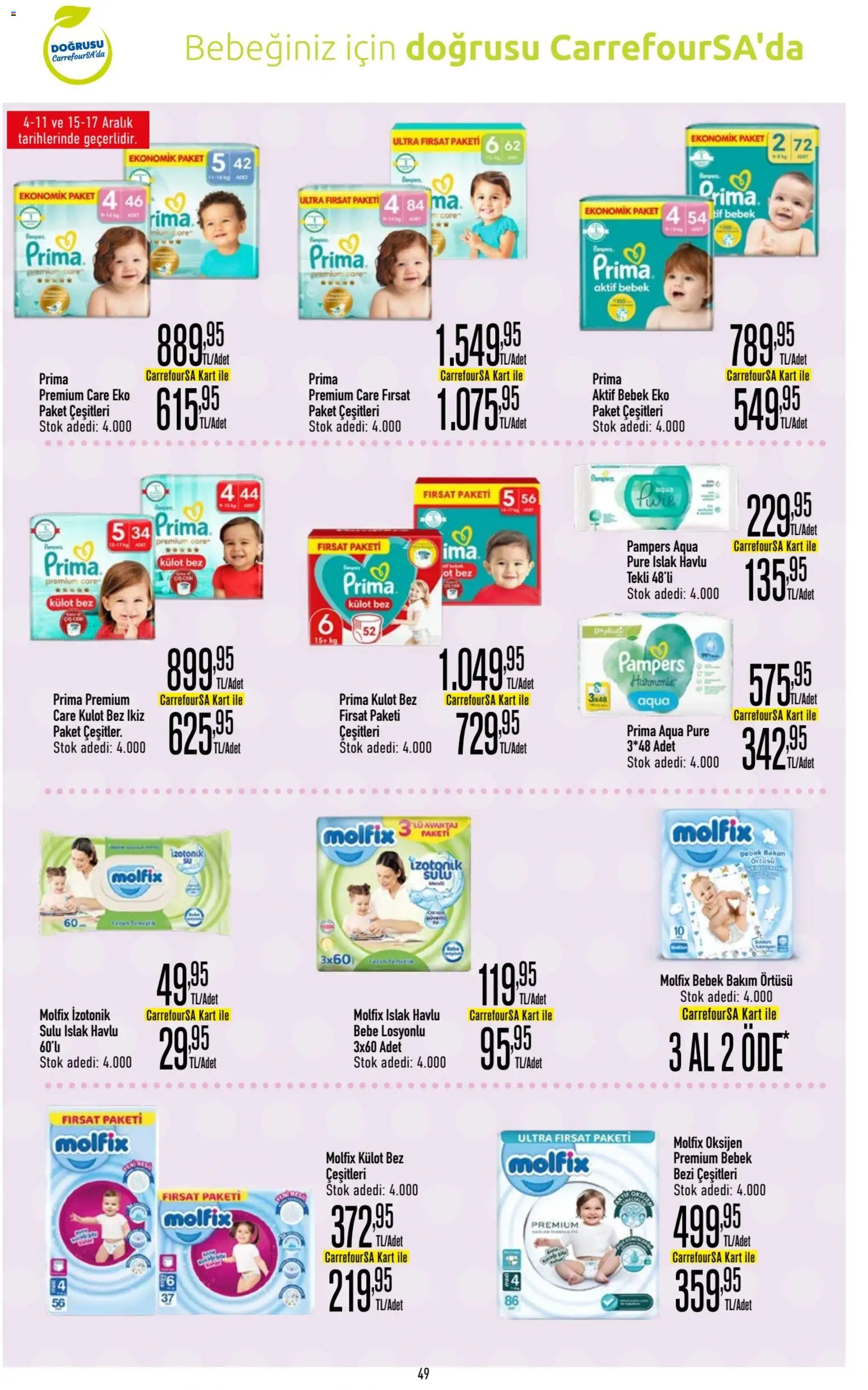 CarrefourSA Katalog - 04.12.2025 tarihinden itibaren geçerlidir | Sayfa: 48 | Ürünler: Külot, Ot