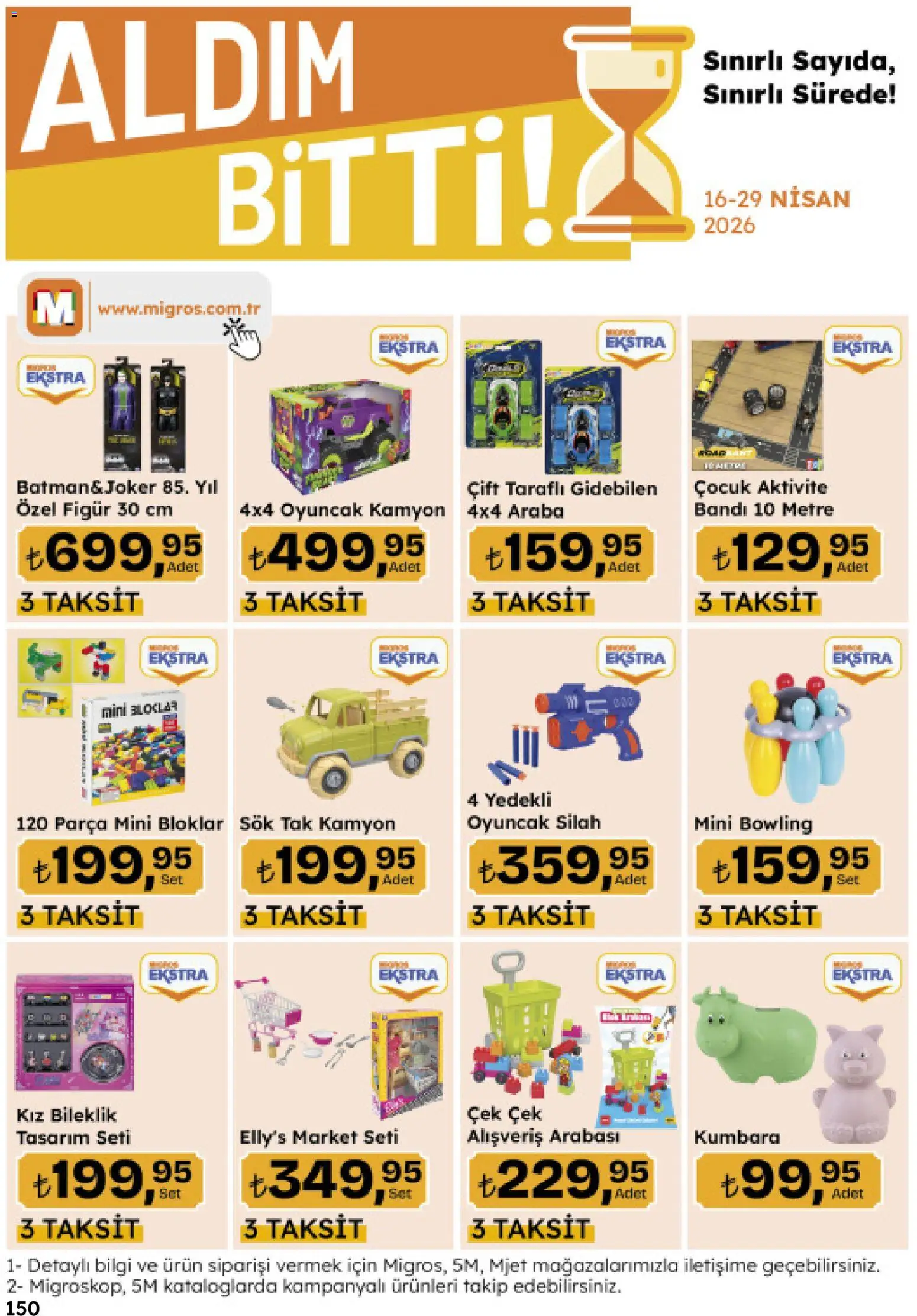 Migros Katalog - Migroskop - 16.04.2026 tarihinden itibaren geçerlidir | Sayfa: 150 | Ürünler: Çift taraflı