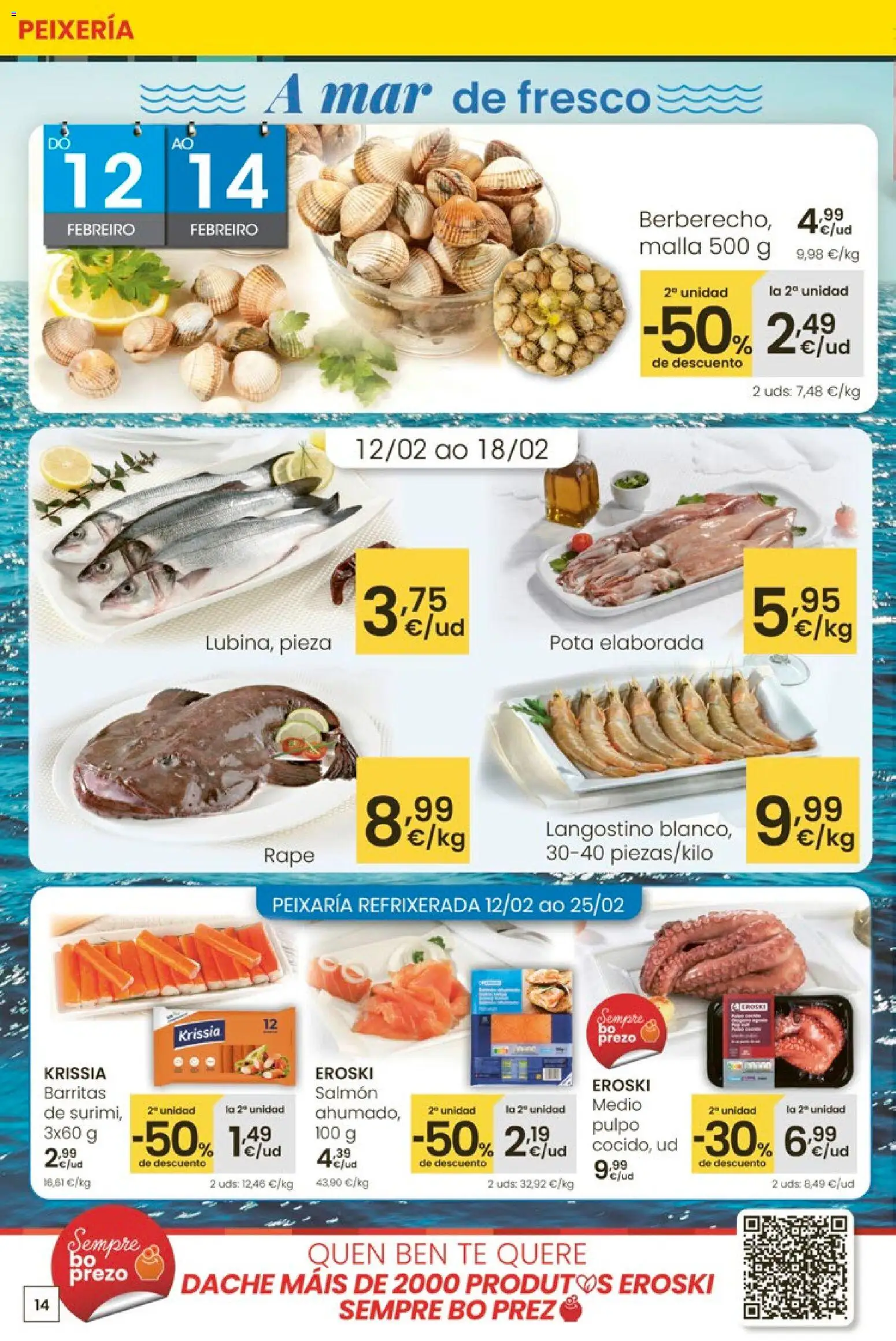 Eroski - Entroido do aforro │ válido desde el 12.02.2026 | Página: 14 | Productos: Té, Langostino