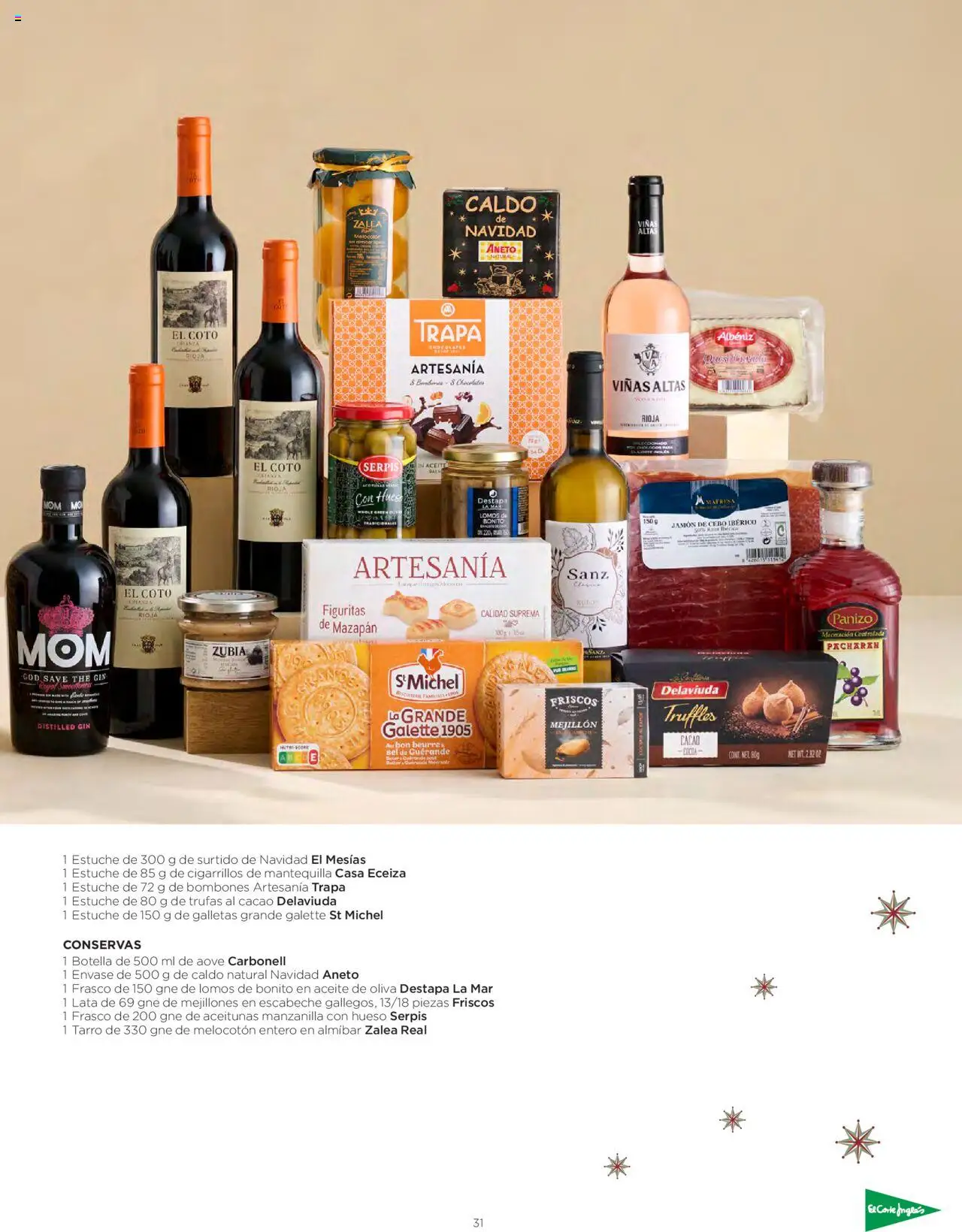 El Corte Inglés ofertas │ válido desde el 06.10.2025 | Página: 31 | Productos: Aceite, Jamón, Galletas, Συσκευή ροής