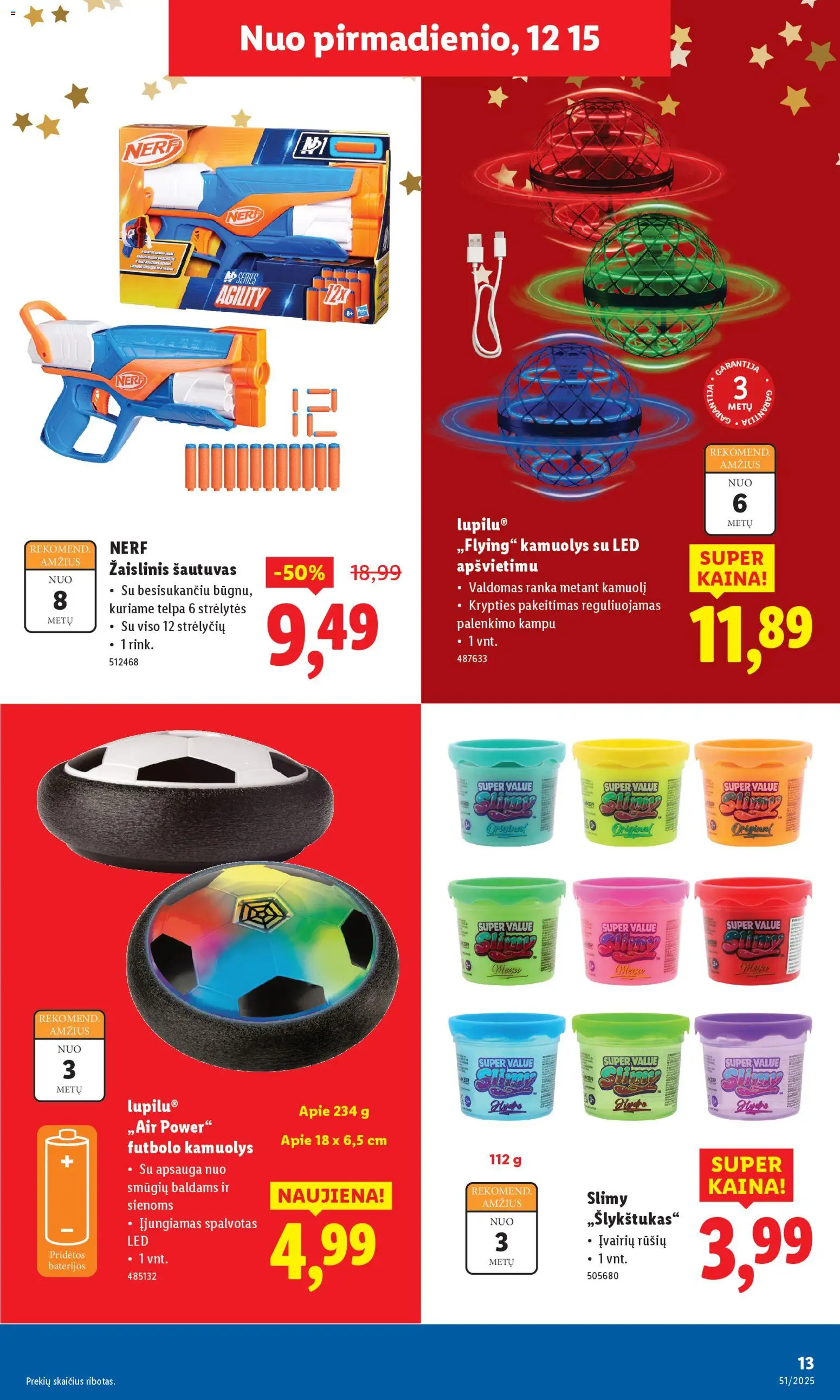 LIDL akcijos nuo 15.12.2025 | Puslapis: 13