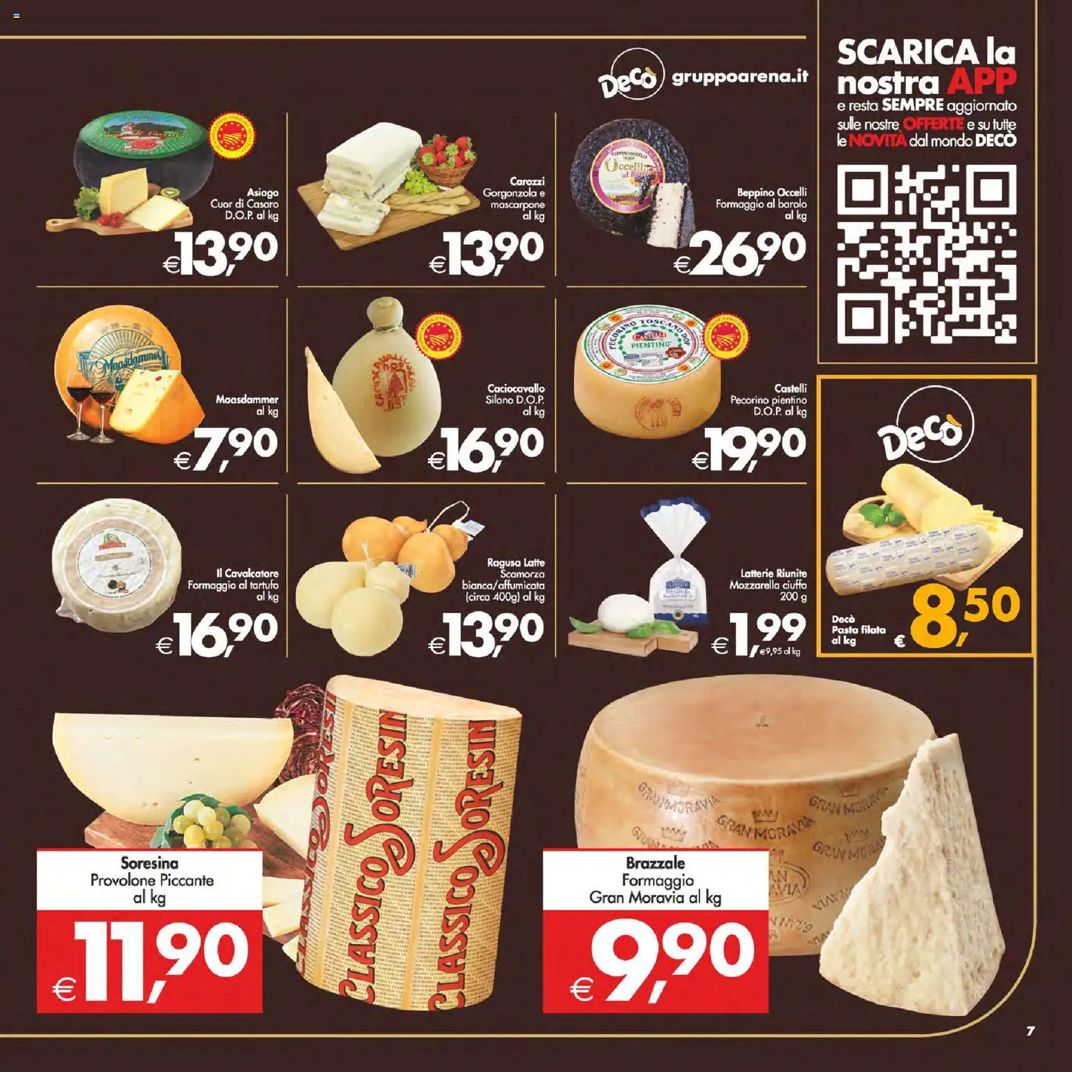 Volantino Decò del 14.11.2025 | Pagina: 8 | Prodotti: Tartufo, Latte, Formaggio, Pecorino