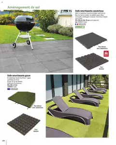 Gedimat - Prévisualisation de Gedimat Aménagements extérieurs valide à partir de 14.03.2025 | Page: 154 | Produits: Gazon synthétique, Gazon