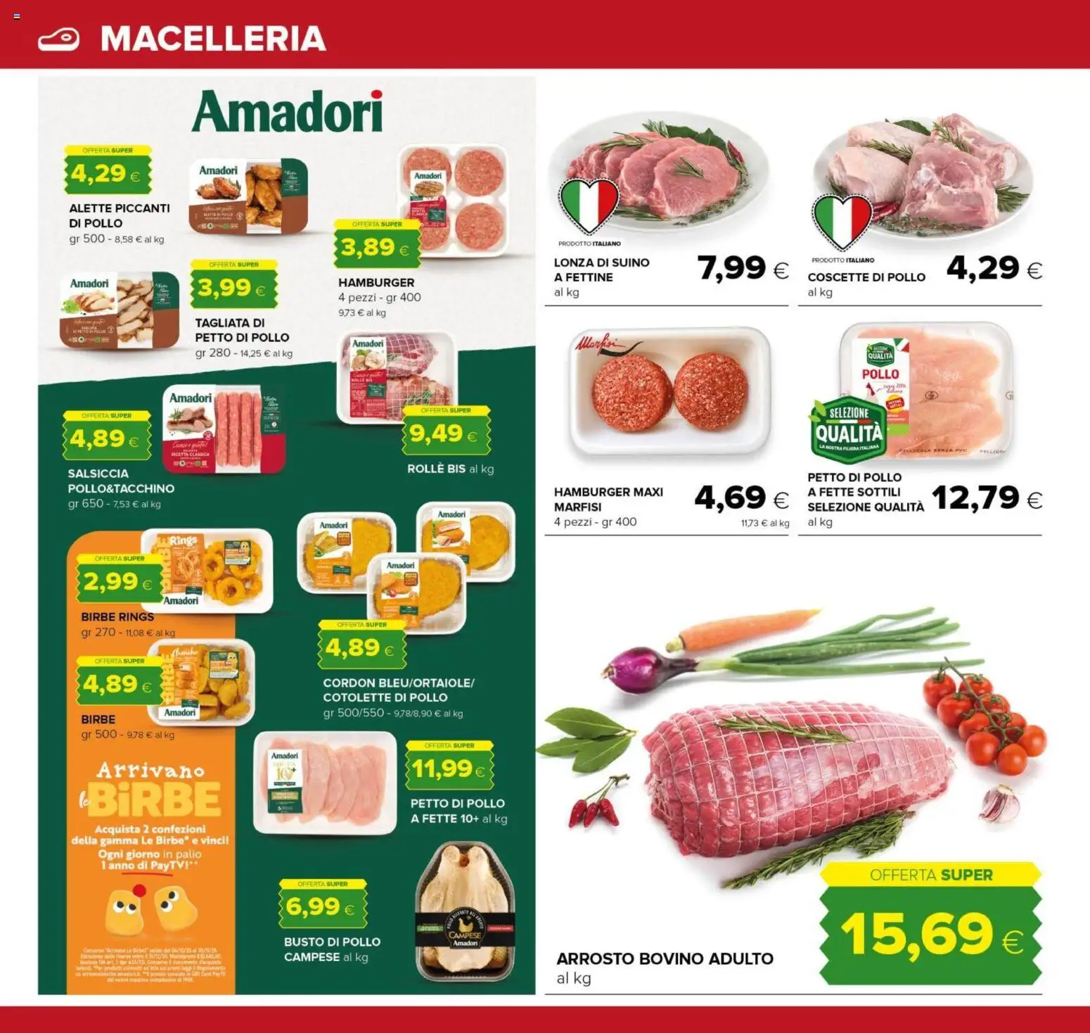 Volantino Oasi del 23.10.2025 | Pagina: 10 | Prodotti: Bovino, Petto di Pollo, Pollo, Pellicola