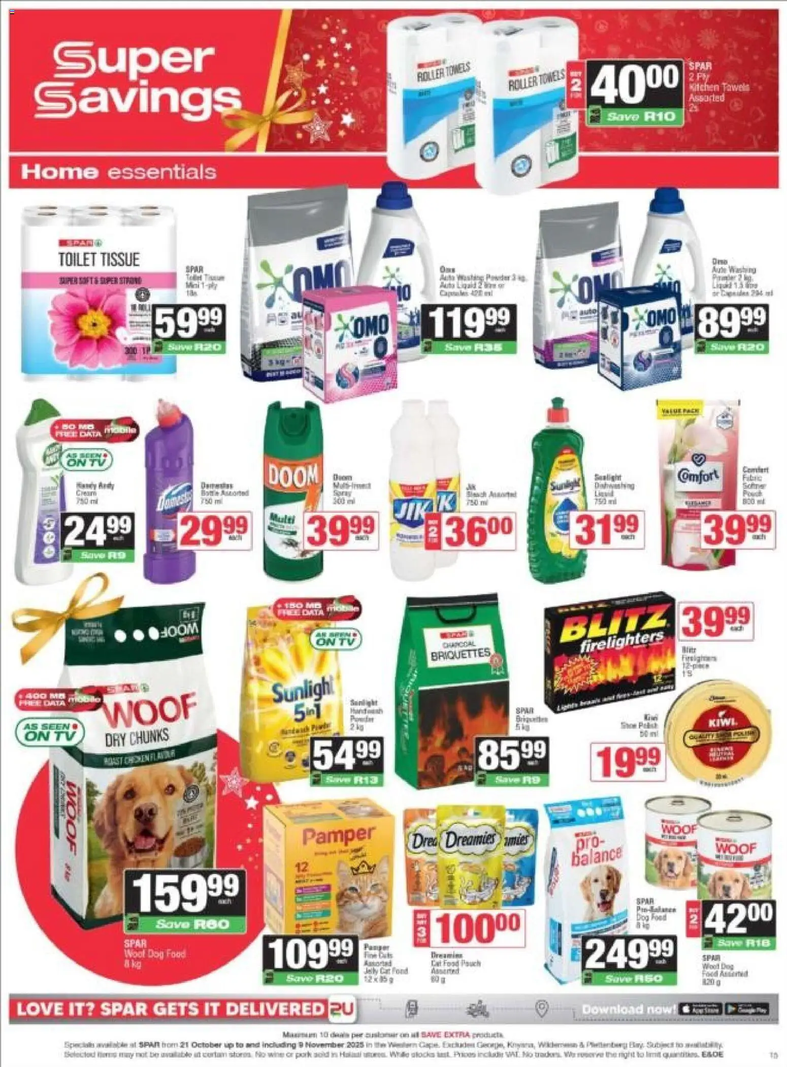 New Spar catalogue – valid from 21.10.2025 | Page: 8 | Products: Data, Wine, Kiwi, Dog food