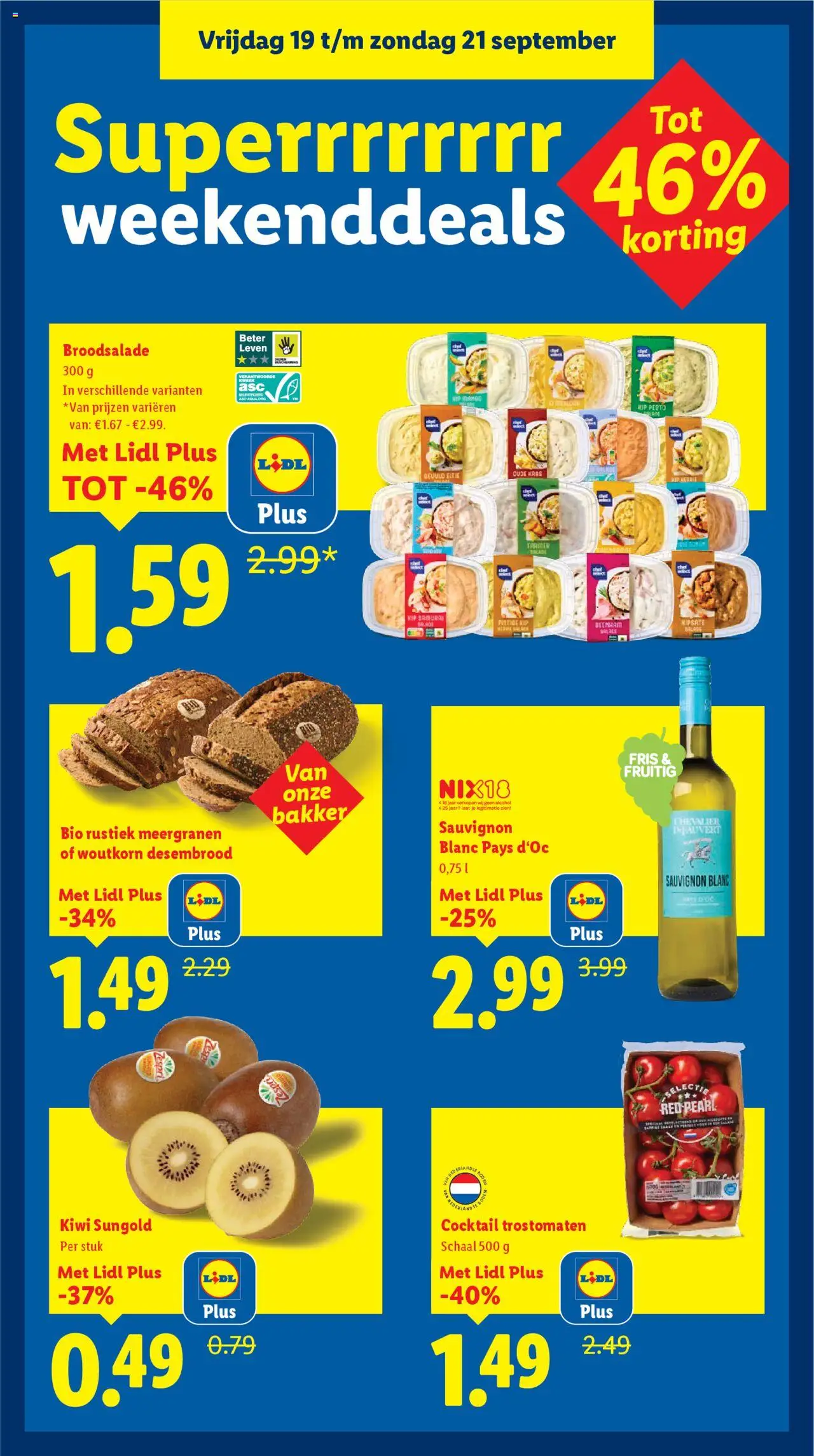  | Pagina: 45 | Producten: Kiwi, Schaal, Salade, Mars