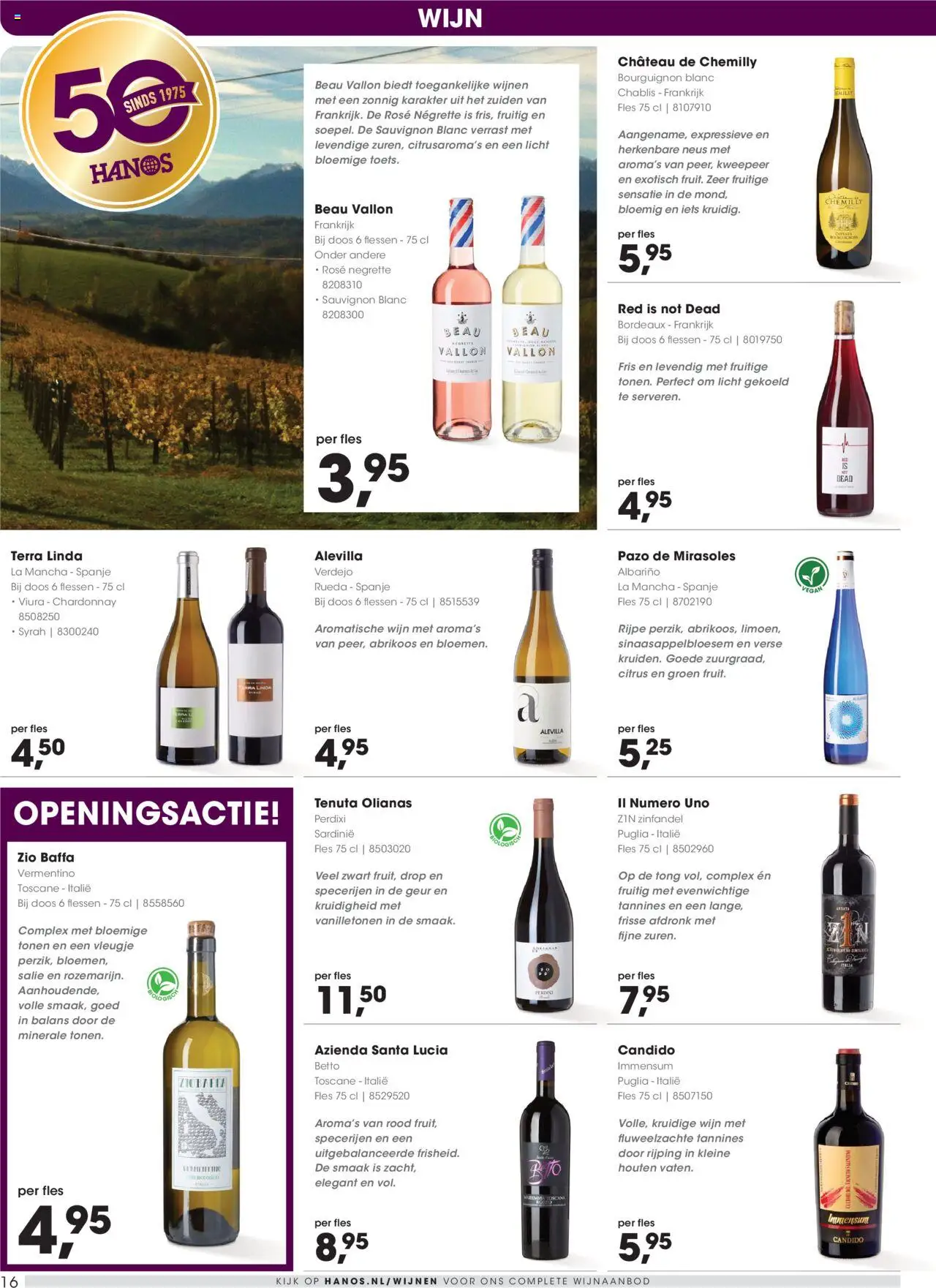  | Pagina: 16 | Producten: Wijn, Fles, La, Abrikoos