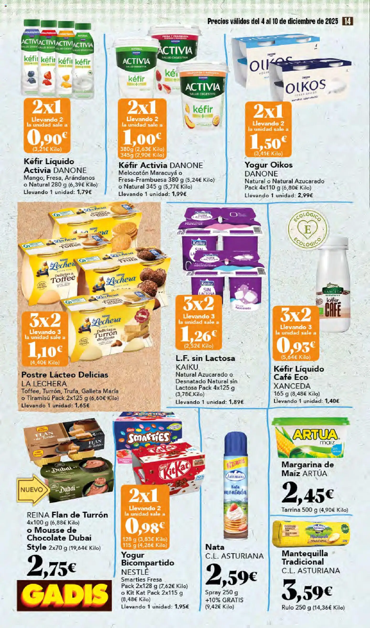 Gadis - folleto │ válido desde el 04.12.2025 | Página: 14 | Productos: Mousse, Café, Chocolate, Συσκευή ροής