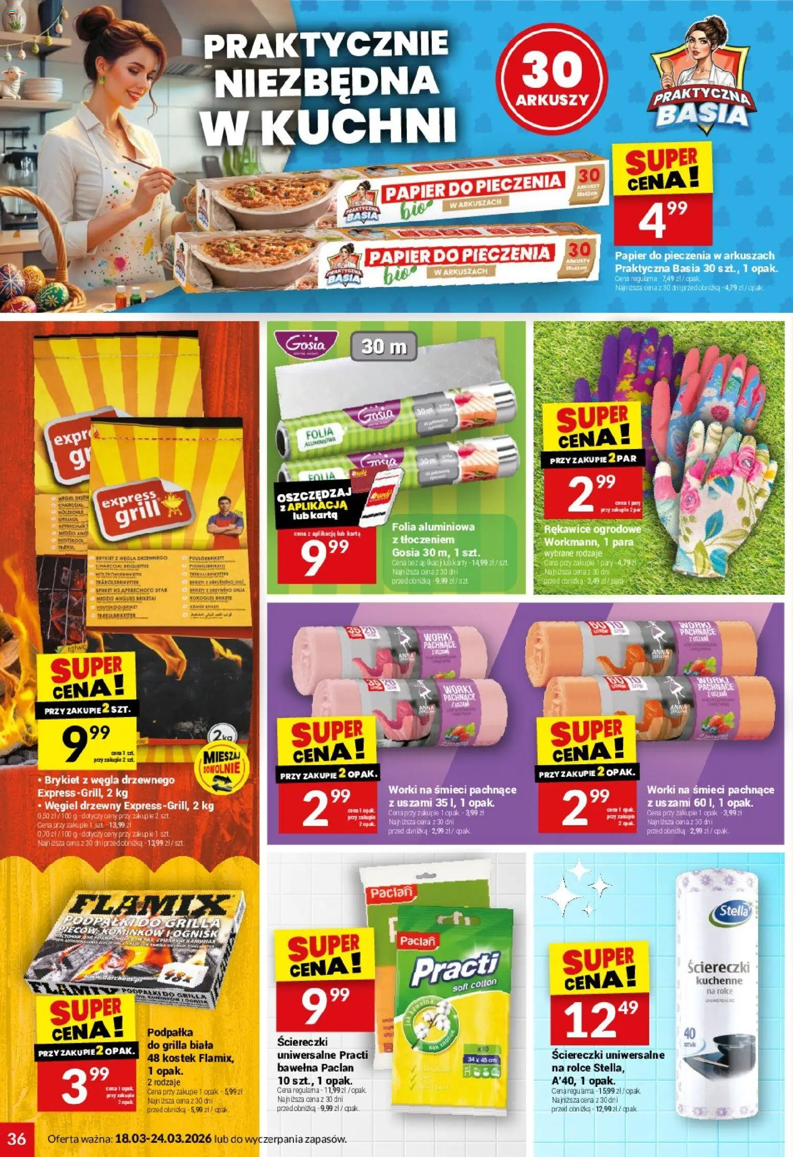 Twój Market gazetka od 18.03.2026 | Strona: 36 | Produkty: Karta, Papier do pieczenia