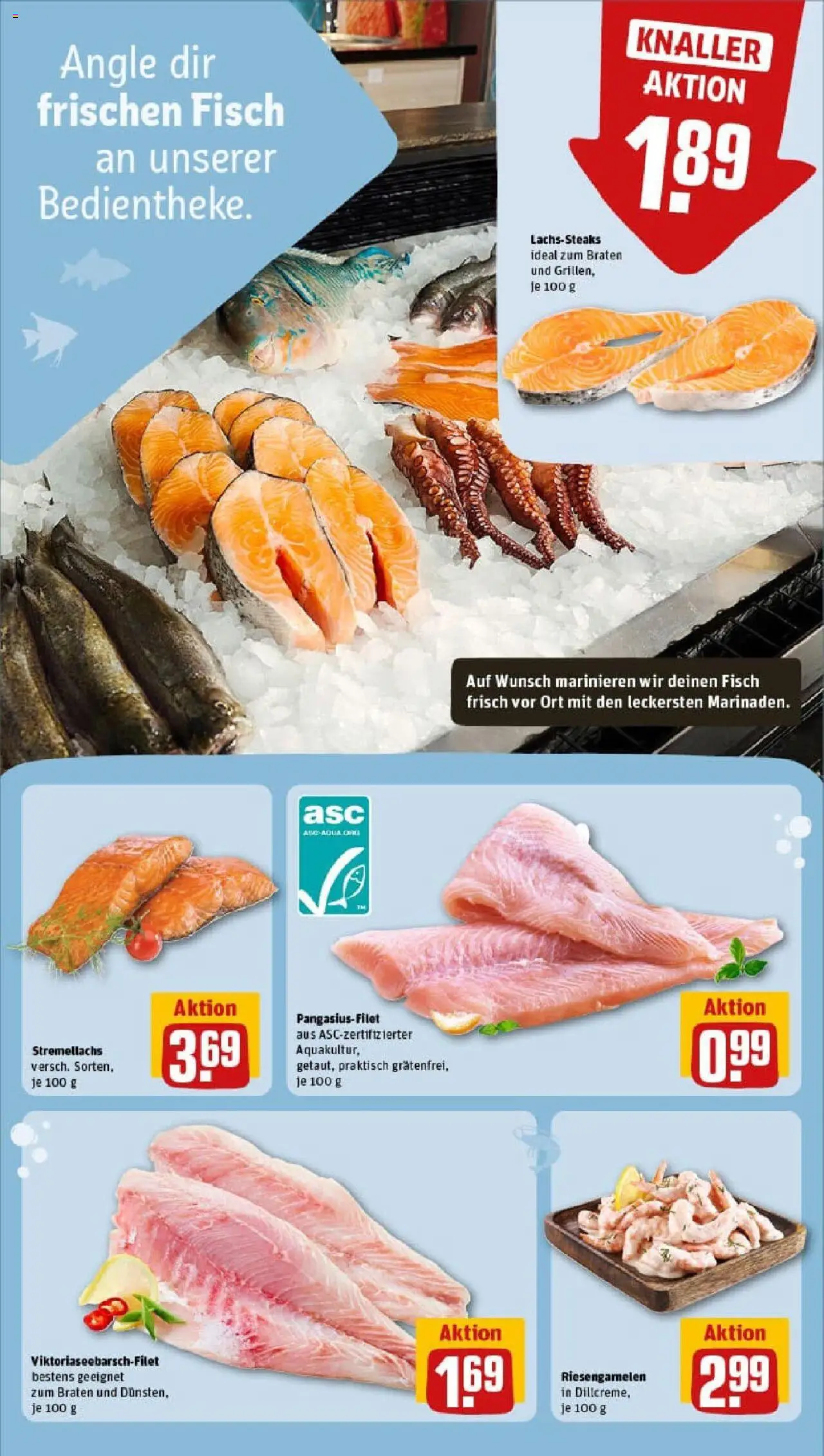 Rewe prospekt Steffenberg / Niedereisenhausen	 – gültig ab 01.09.2025 | Seite: 27 | Produkte: Fisch, Steak