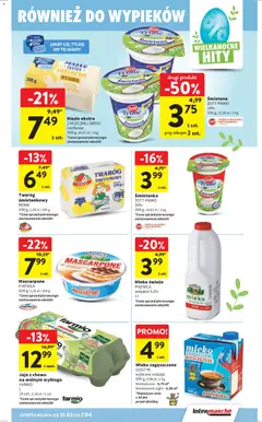 Pogląd oferty "Intermarche gazetka" - ważna od 31.03.2026 | Strona: 29 | Produkty: Masło, Śmietana, Jaja, Twaróg śmietankowy
