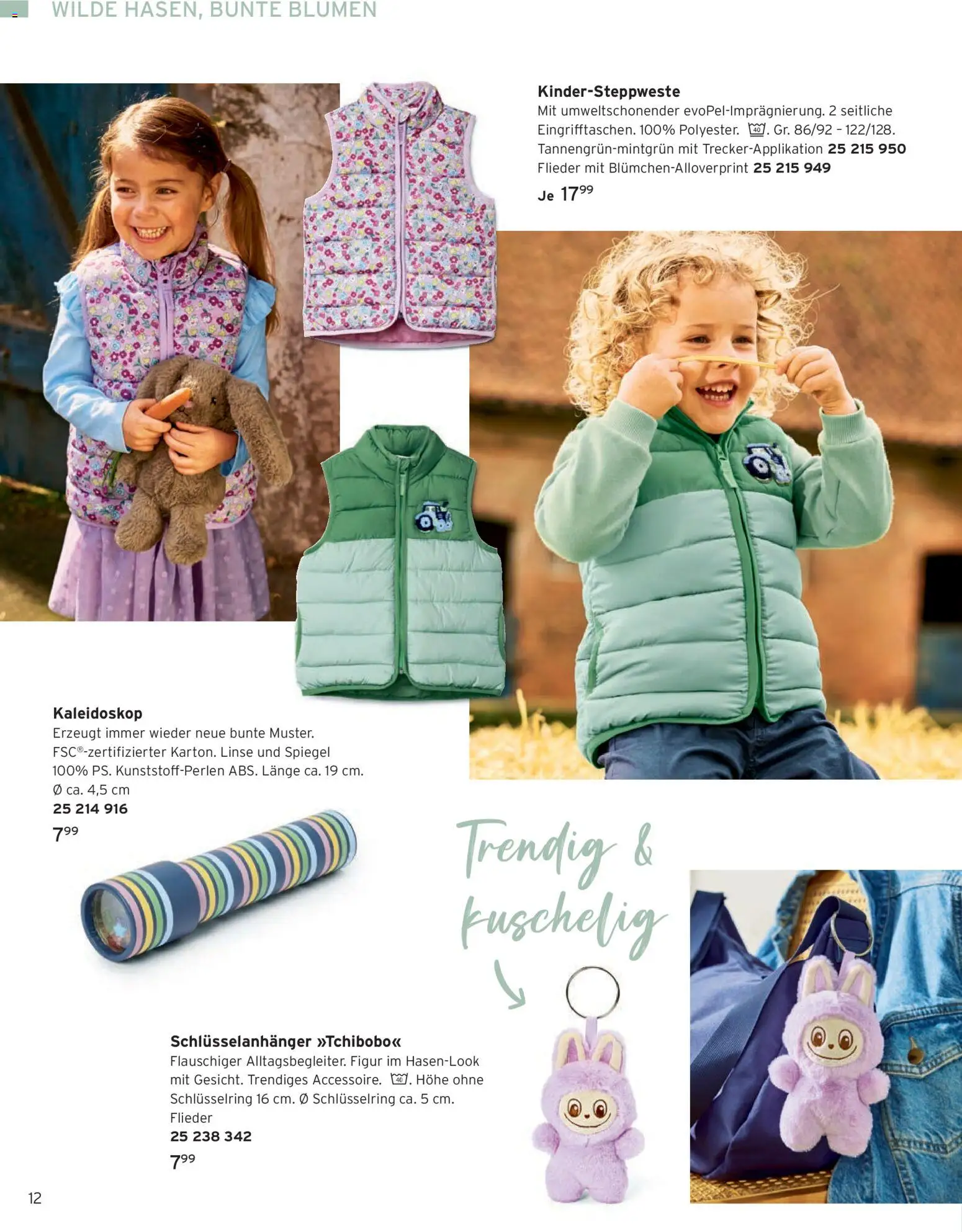Katalog Tchibo Frühling Kids – gültig ab 05.03.2026 | Seite: 12 | Produkte: Spiegel, Blumen