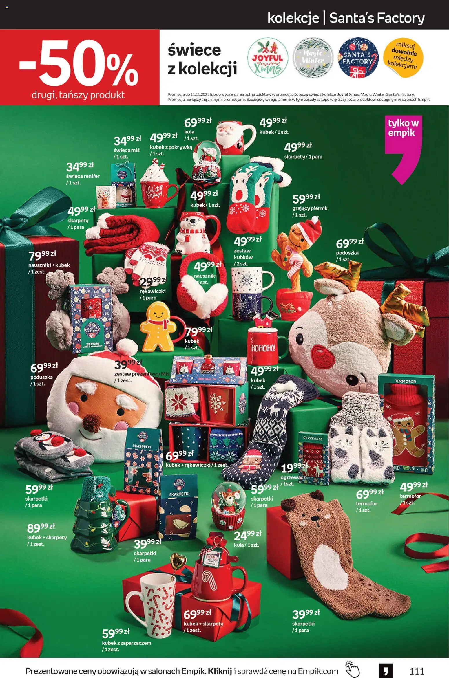 Empik promocje - Tom kultury Zabawki od 29.10.2025 | Strona: 33 | Produkty: Skarpety, Skarpetki, Piernik, Poduszka