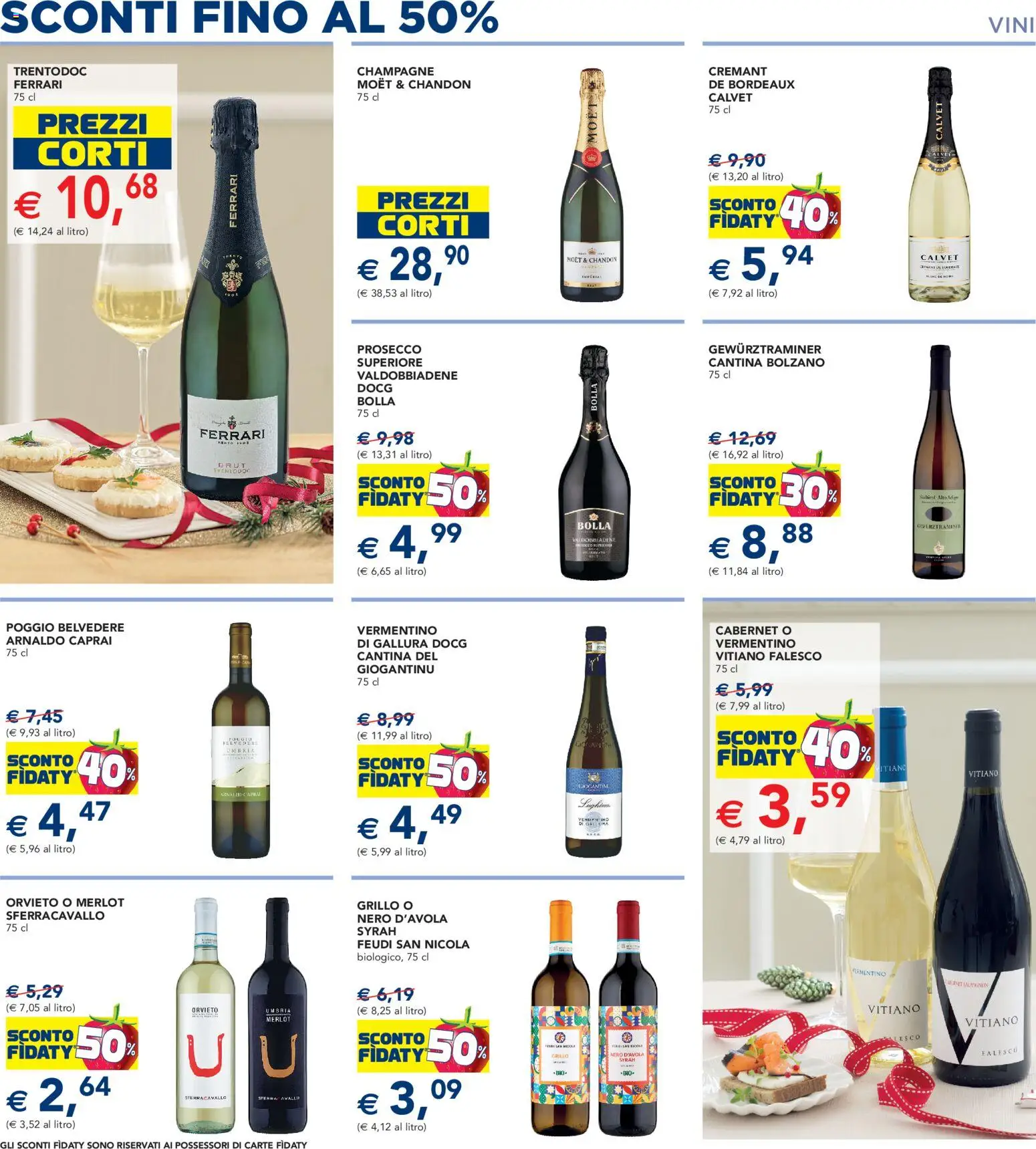 Volantino Esselunga S del 01.12.2025 | Pagina: 12 | Prodotti: Prosecco, Champagne