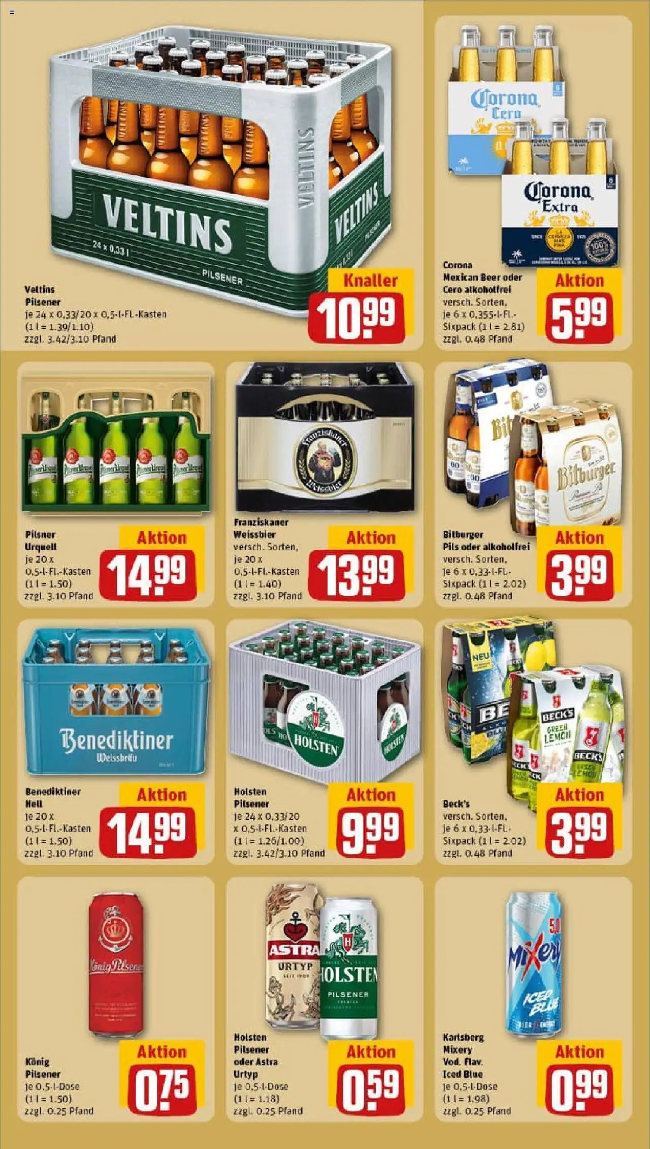 Rewe prospekt Willebadessen	 – gültig ab 21.09.2025 | Seite: 23 | Produkte: Bitburger, Holsten, Pilsner urquell, Veltins