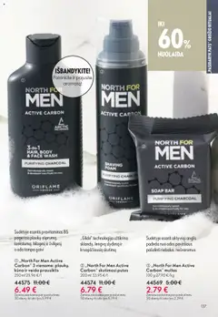 Oriflame akcijos nuo 14.09.2025 | Puslapis: 137 | Prekių: Skutimosi putos, Muilas, Prausiklis